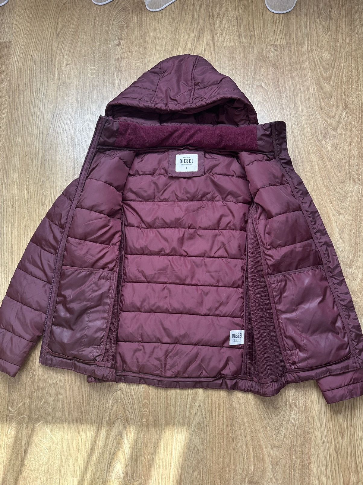 Diesel Diesel Women’s Puffer Jacket Hooded Lightweight Quilted Coat Size S / US 4 / IT 40 - 6 Thumbnail