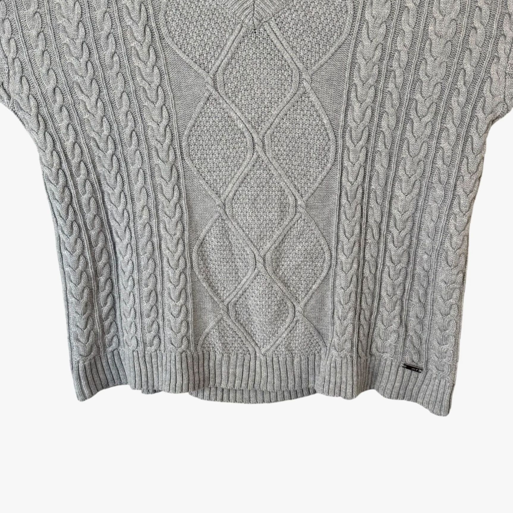 Jones New York VINTAGE Jones New York Women's Sweater Pullover Knit V-Neck Long Sleeve Fall Winter Casual Office Heather Gray Large Size L / US 10 / IT 46 - 6 Thumbnail