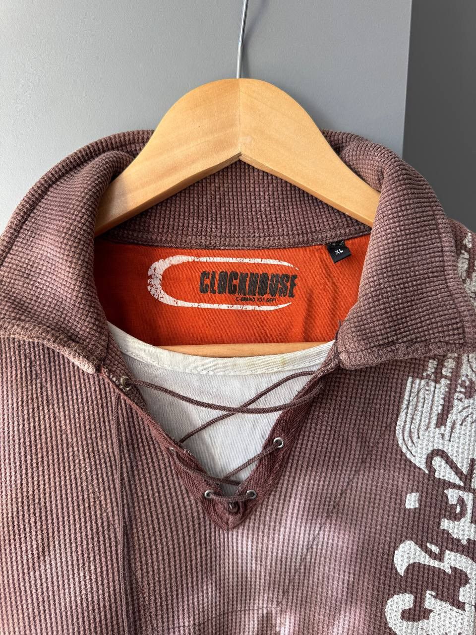 Japanese Brand Vintage Clockhouse Avant Garde Printed Longsleeve Size US XL / EU 56 / 4 - 3 Thumbnail