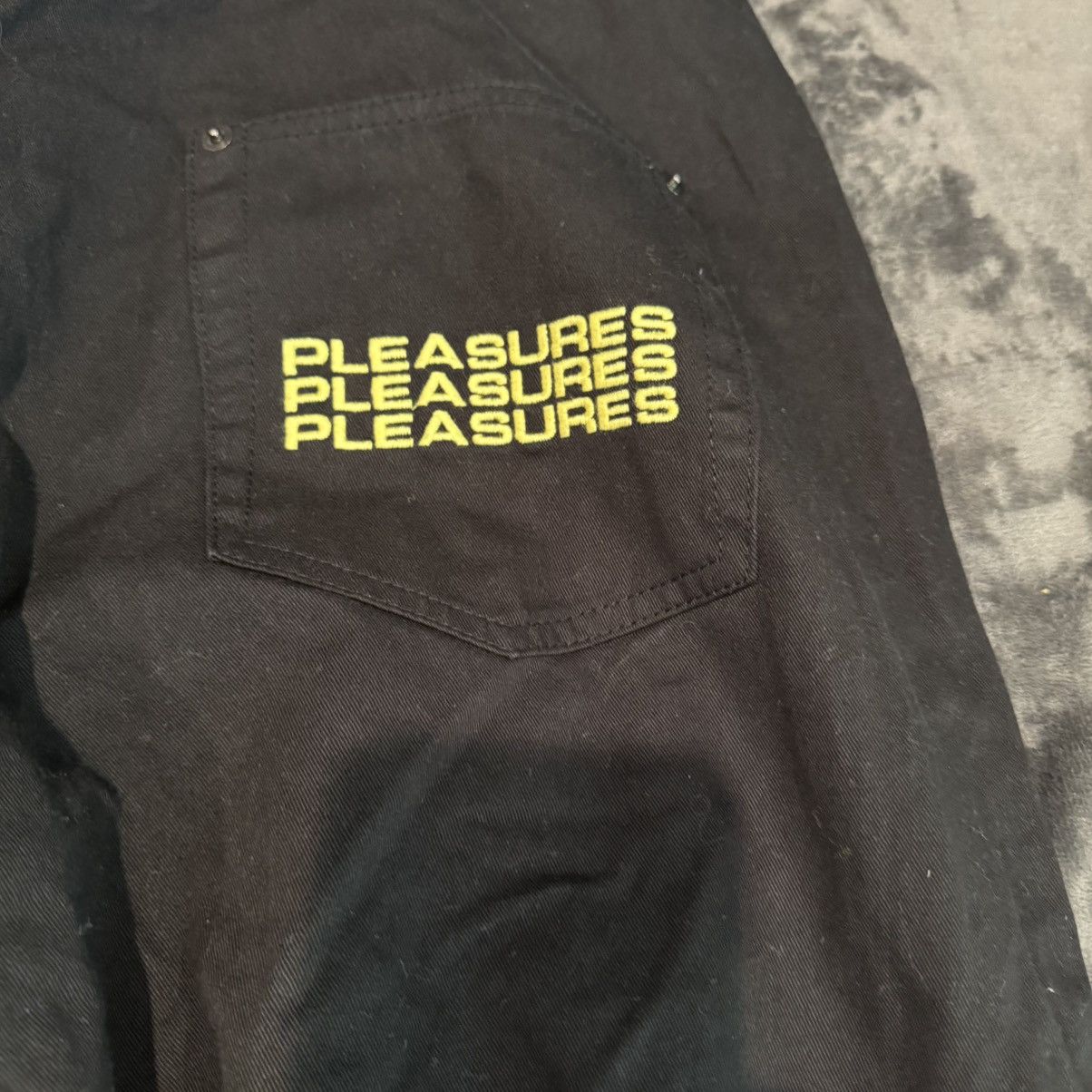 Pleasures Black Pleasures Cotton Pants Logo Pocket Size US 36 / EU 52 - 3 Thumbnail