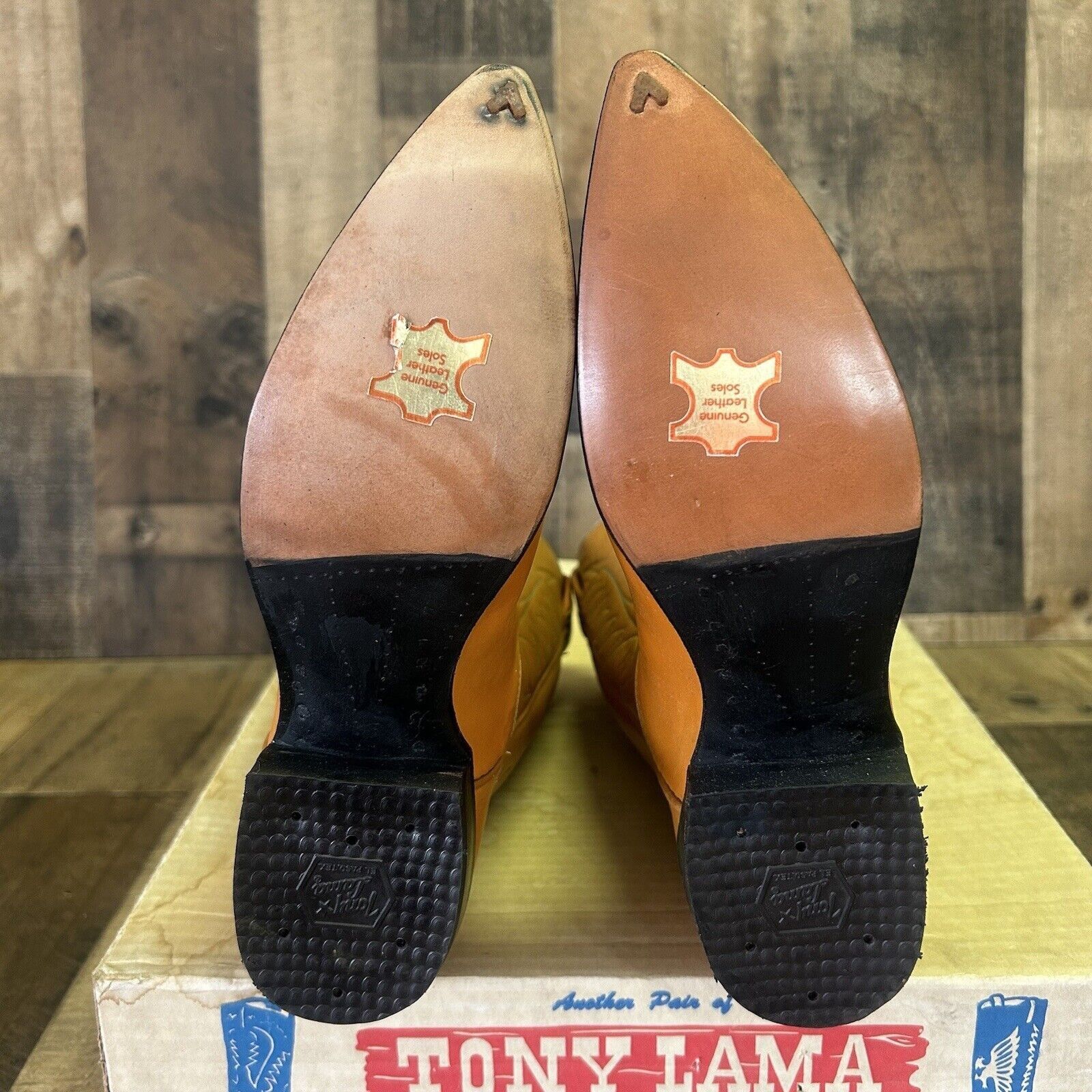 Tony Lama Tony Lama Vintage Gold Label Western Cowboy Boots Womens 6 A Size US 6 / IT 36 - 2 Thumbnail