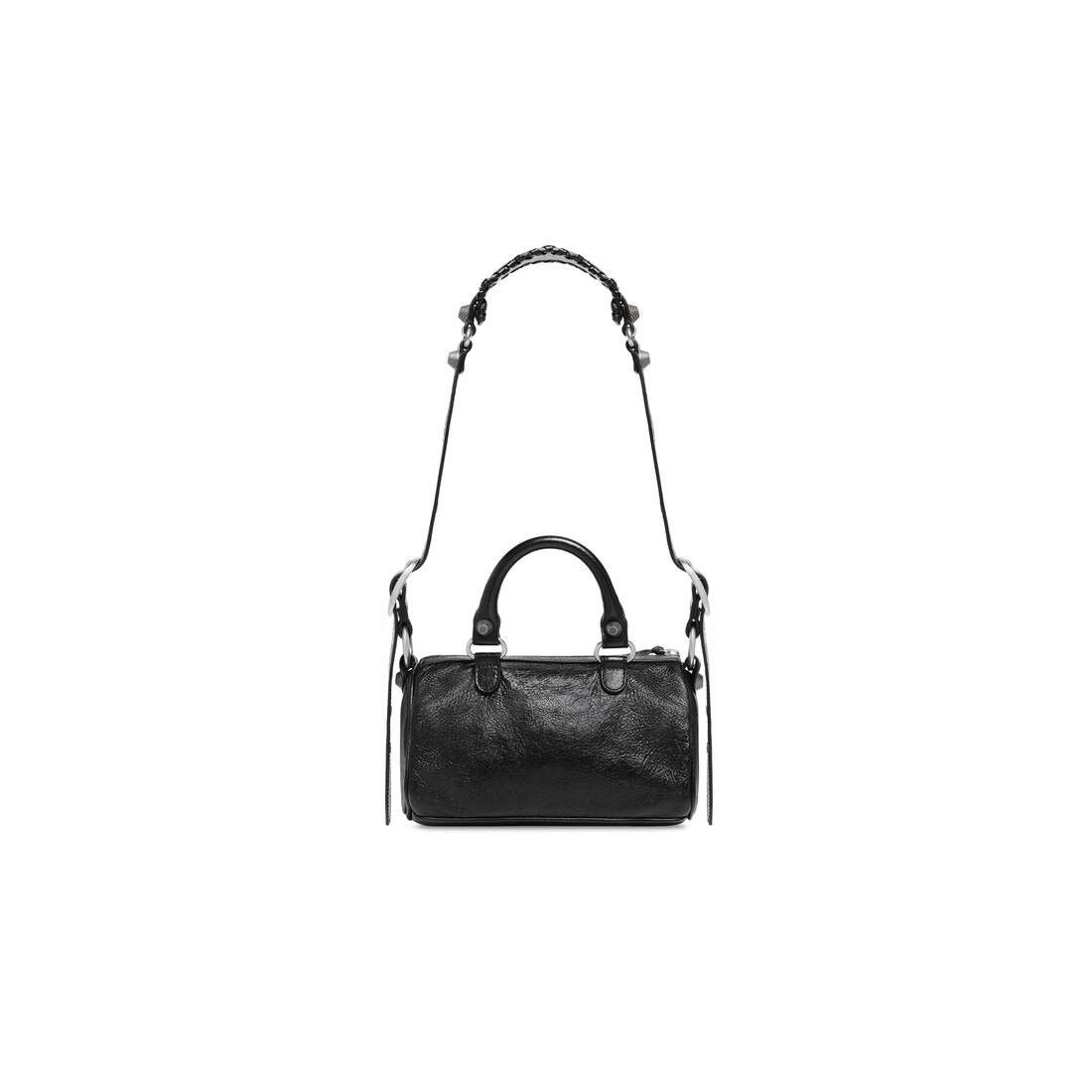 Balenciaga o1mt1gz0225 Size: OS / Le Cagole Mini Duffle Bag in Black Size ONE SIZE - 6 Thumbnail