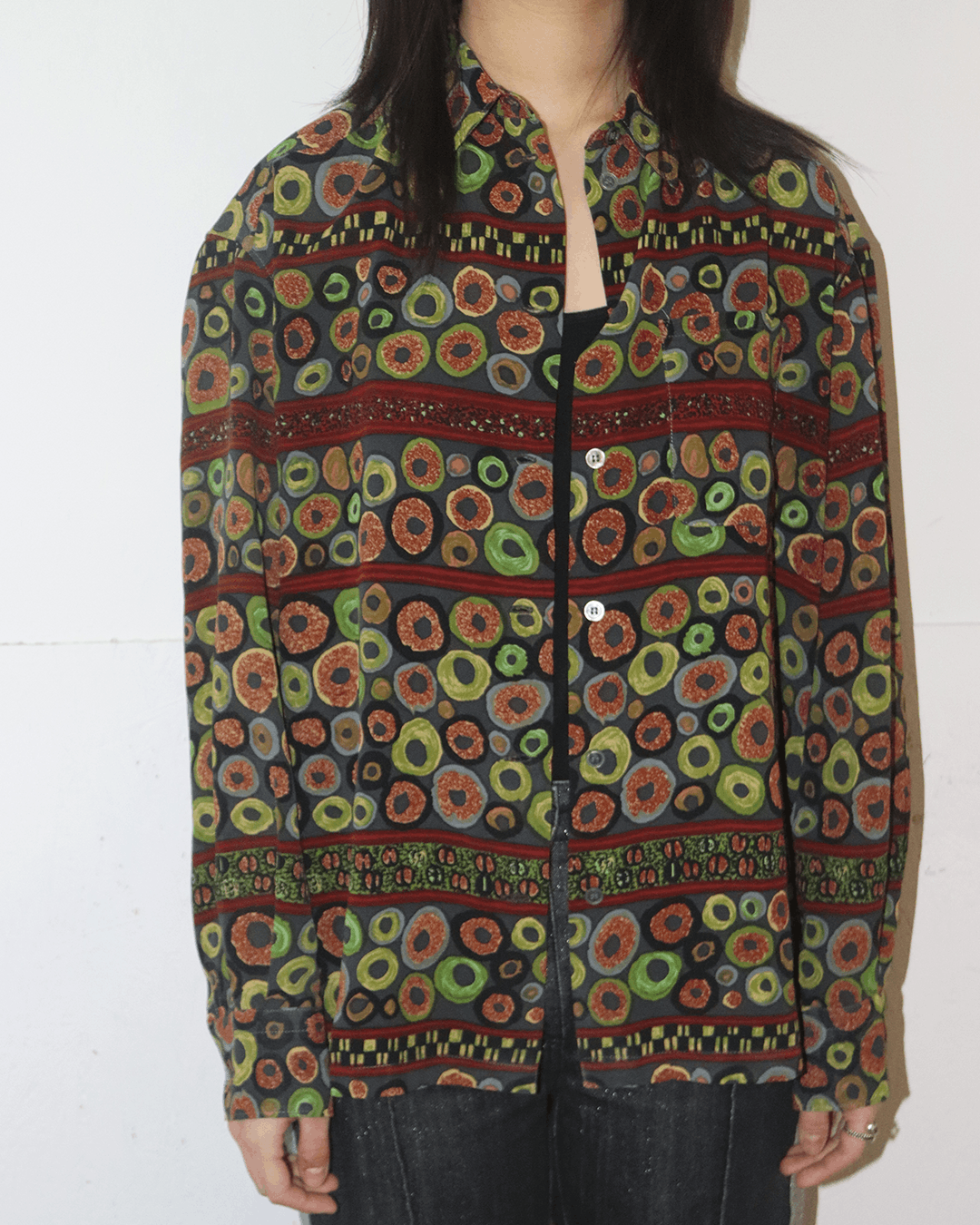 Jean Paul Gaultier Jean Paul Gaultier 1990s Circle Pattern Shirt Size M / US 6-8 / IT 42-44 - 4 Thumbnail