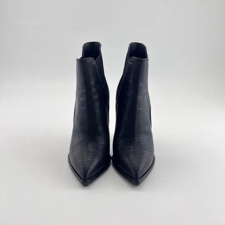 Louis Vuitton Louis Vuitton Black Leather High Heels for Women -2508 Size US 6 / IT 36 - 2 Thumbnail