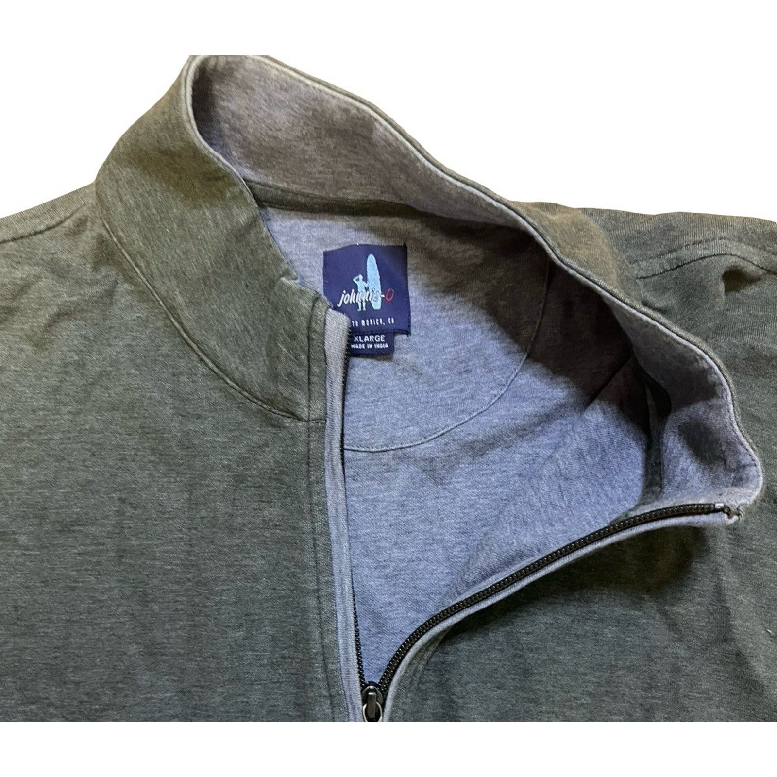 johnnie-O Johnnie O Quarter Zip Pullover XL Gray Performance Size US XL / EU 56 / 4 - 3 Thumbnail