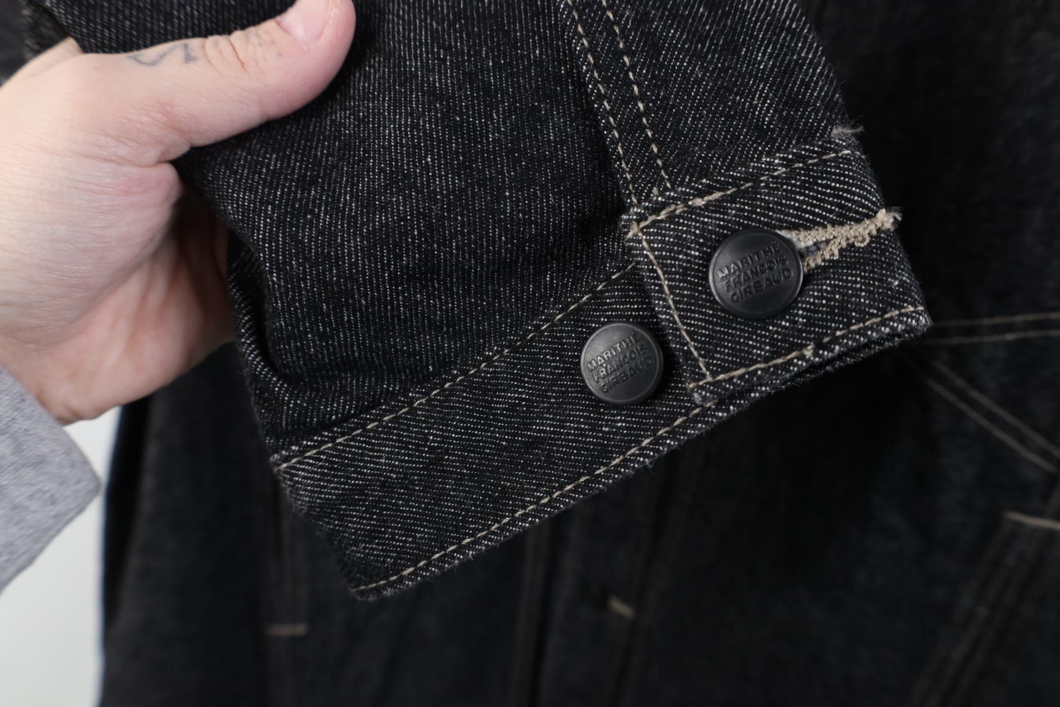 Marithe + Francois Girbaud Deadstock Vintage 90s Marithe Francois Girbaud Denim Jacket Size US L / EU 52-54 / 3 - 9 Thumbnail