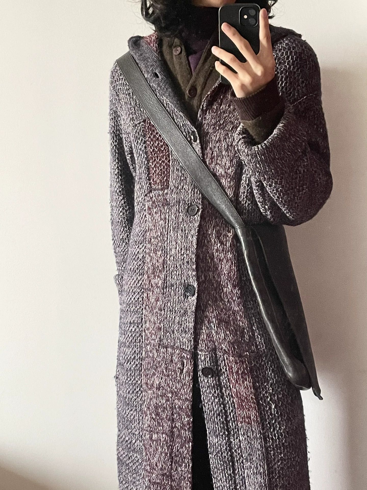 Yohji Yamamoto Yohji Yamamoto PourHomme F/W14 Wool Blend Knit Coat 3 Size US L / EU 52-54 / 3 - 3 Thumbnail