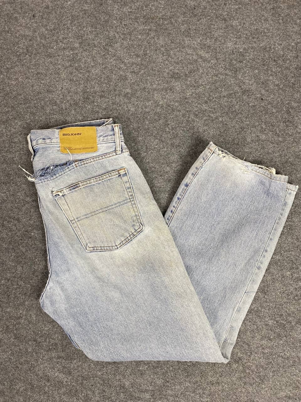Big John vintage big john exclusive distressed denim Size US 34 / EU 50 - 2 Thumbnail