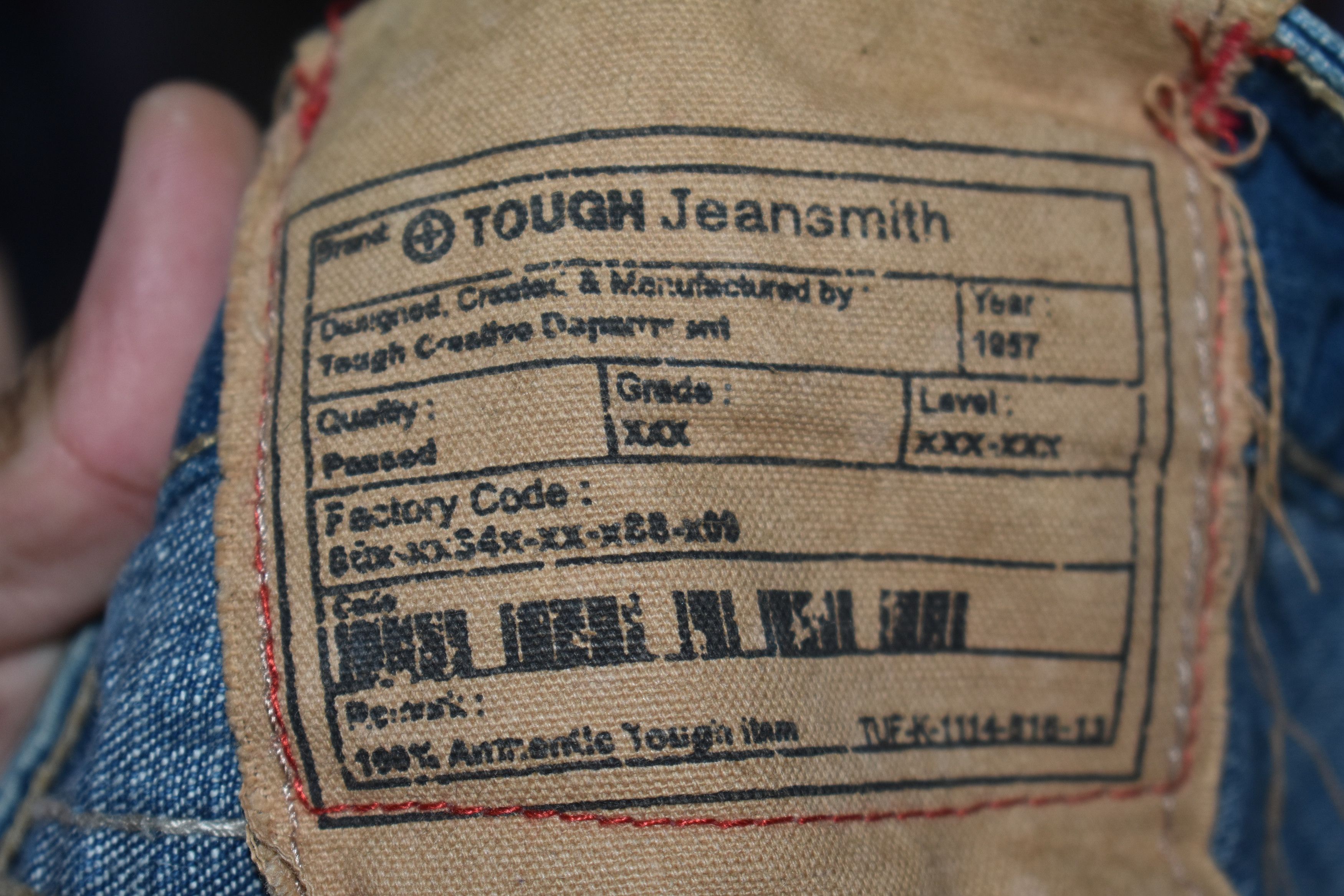 Japanese Brand Flared Tough Jeansmith Patchwork Denim Pants Size US 34 / EU 50 - 12 Thumbnail