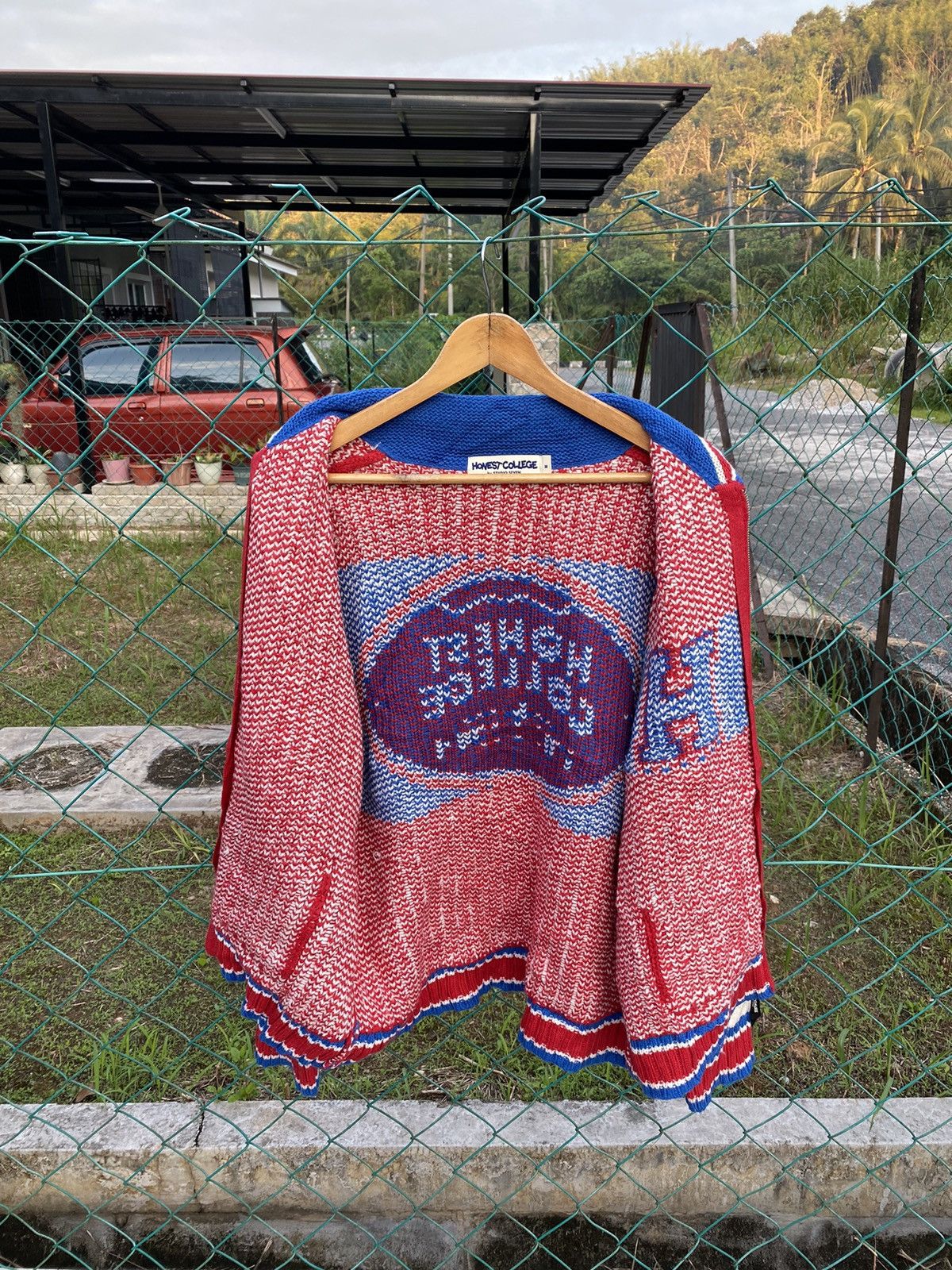 GU × Studio Seven AW24 Honest College X GU cable knit zip up jacket Size US M / EU 48-50 / 2 - 6 Thumbnail