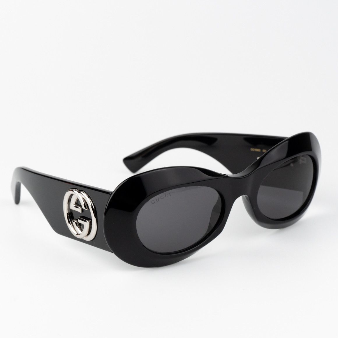 Gucci NEW Gucci GG1696S 001 Women Oval Sunglasses GG 1696S Size ONE SIZE - 5 Thumbnail