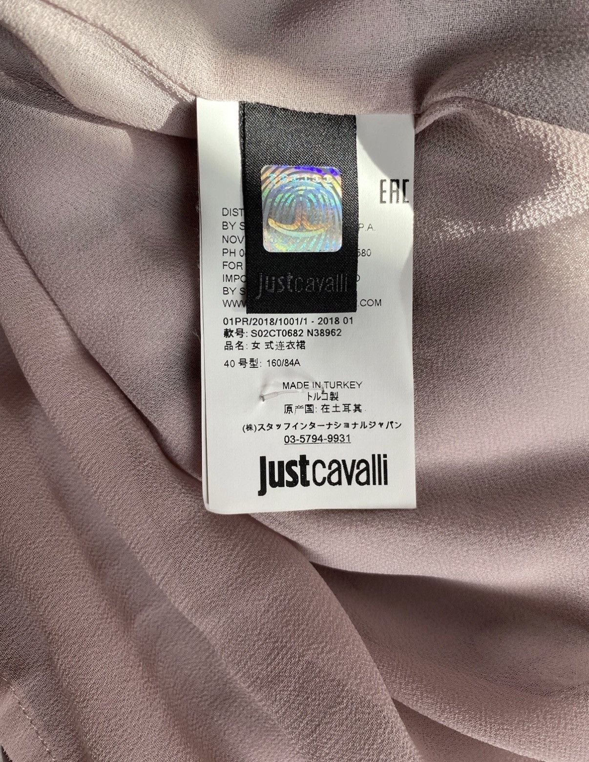 Just Cavalli Just Cavalli Resort/2018 Floral Long Sleeve Dress 40IT Size S / US 4 / IT 40 - 6 Thumbnail