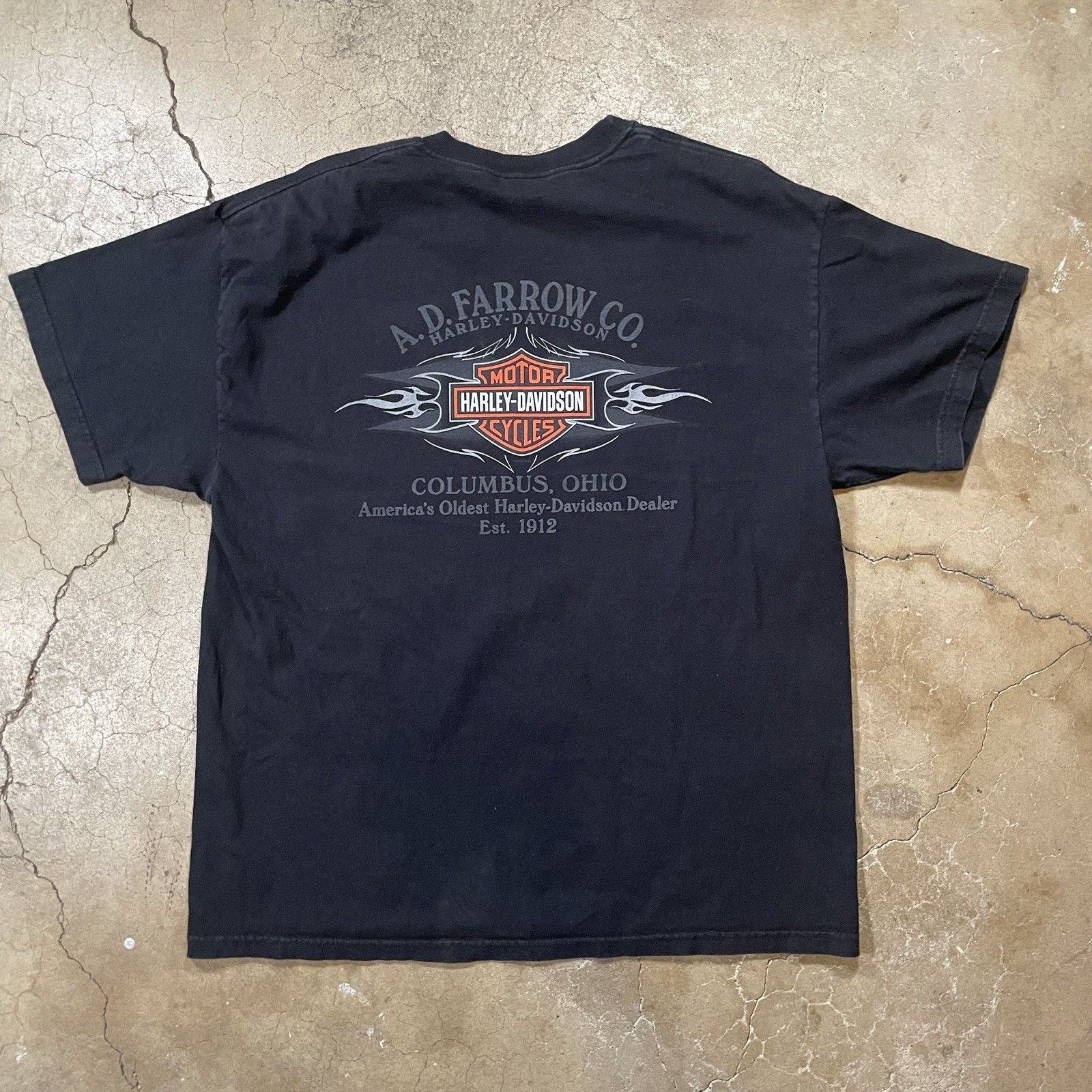 Harley Davidson Y2K 2005 Harley Davidson Dice Double Sided Shirt Men’s XL Size US XL / EU 56 / 4 - 10 Thumbnail