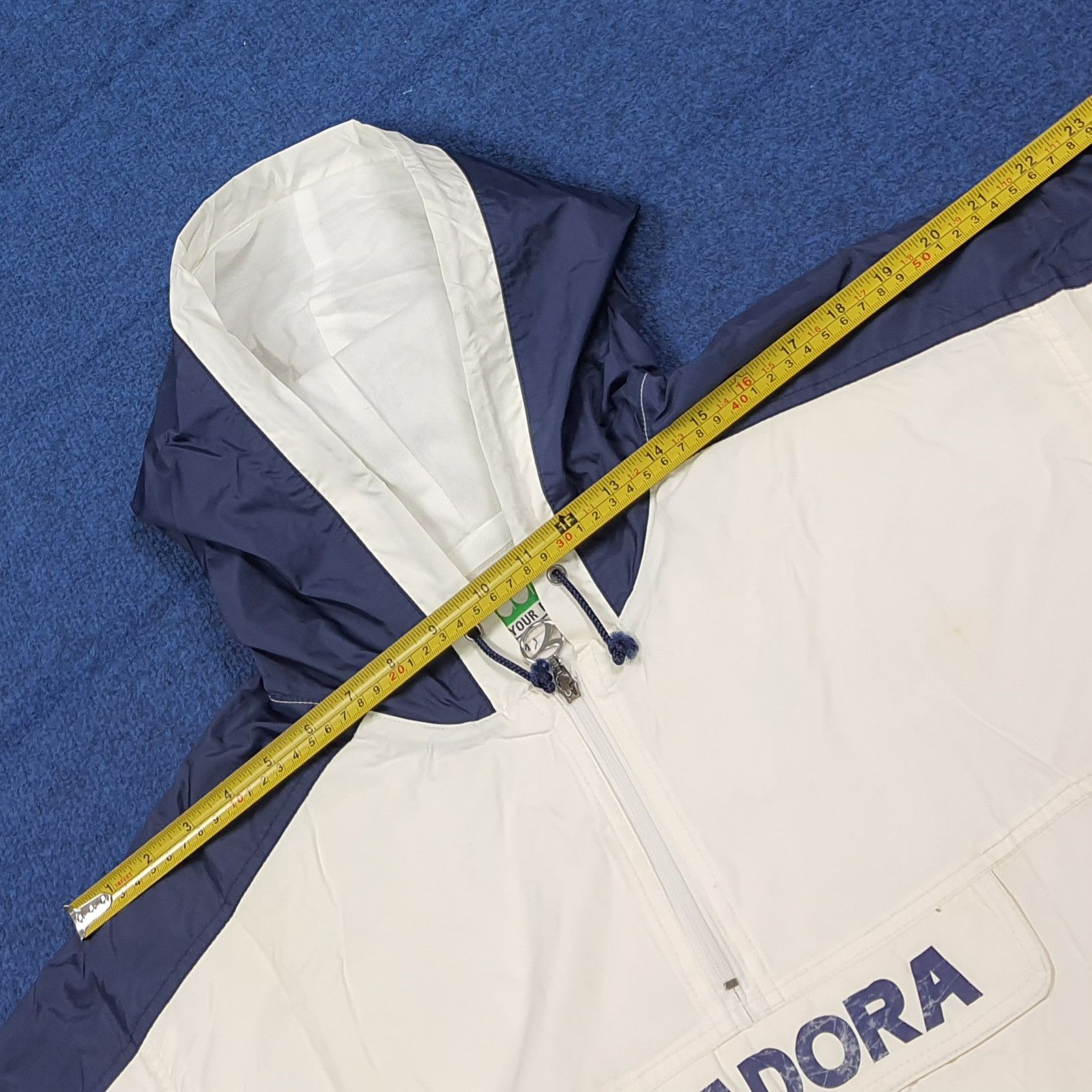 Diadora Vintage 90s Diadora Retro Windbreaker Anorak Jacket C287N27 Size US L / EU 52-54 / 3 - 12 Thumbnail
