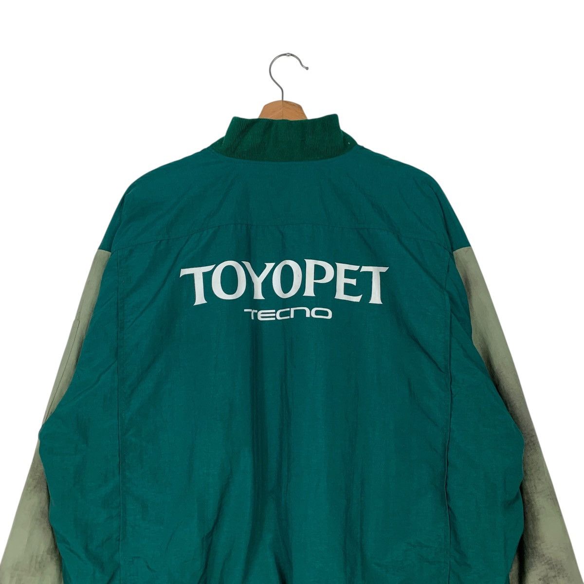 Japanese Brand TOYOTA Tecno TOYOPET Big Logo Bomber Jacket #2063-C90 Size US L / EU 52-54 / 3 - 2 Thumbnail