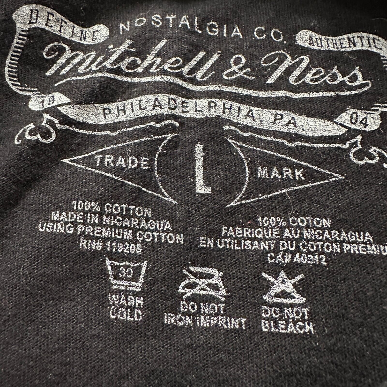 Mitchell & Ness Charlotte Hornets Mitchell & Ness T-Shirt Throwback Men’ L Size US L / EU 52-54 / 3 - 6 Thumbnail