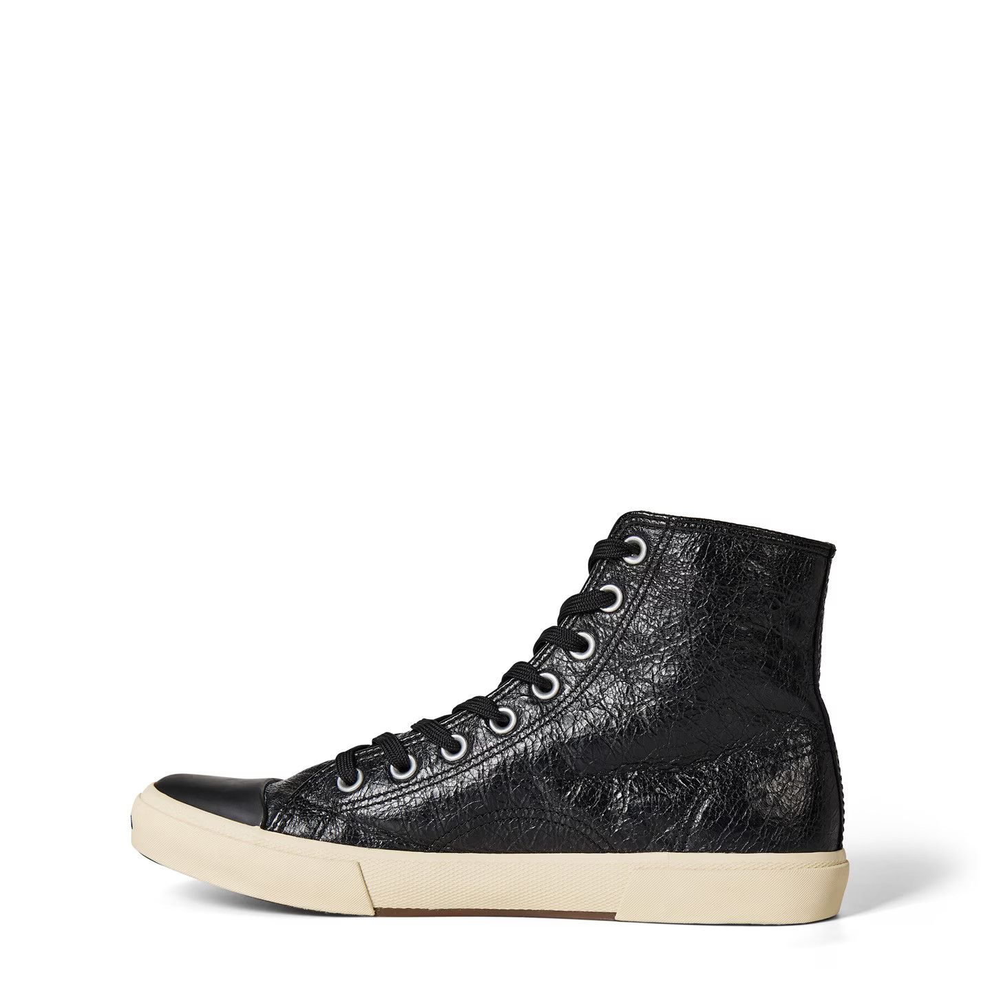 Balenciaga o1g2r1mq0226 Paris High-Top Sneakers In Black Size US 9 / EU 42 - 2 Thumbnail