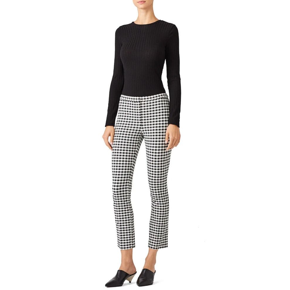 Theory Theory Black/White Pants | Size 4 Size 27" / US 4 / IT 40 - 6 Thumbnail