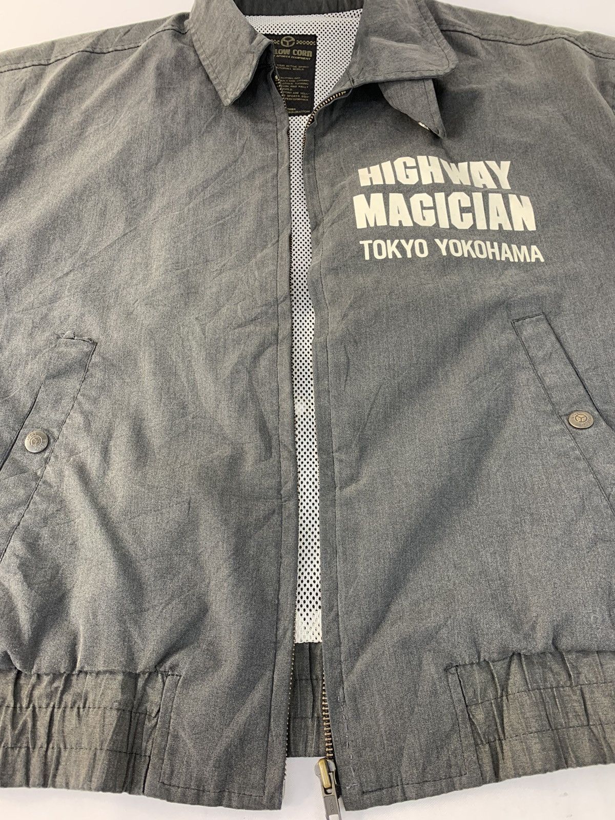 YELLOW CORN 90s Yellow Corn Sledge Hammer Highway Magician Racing Jacket Size US L / EU 52-54 / 3 - 5 Thumbnail