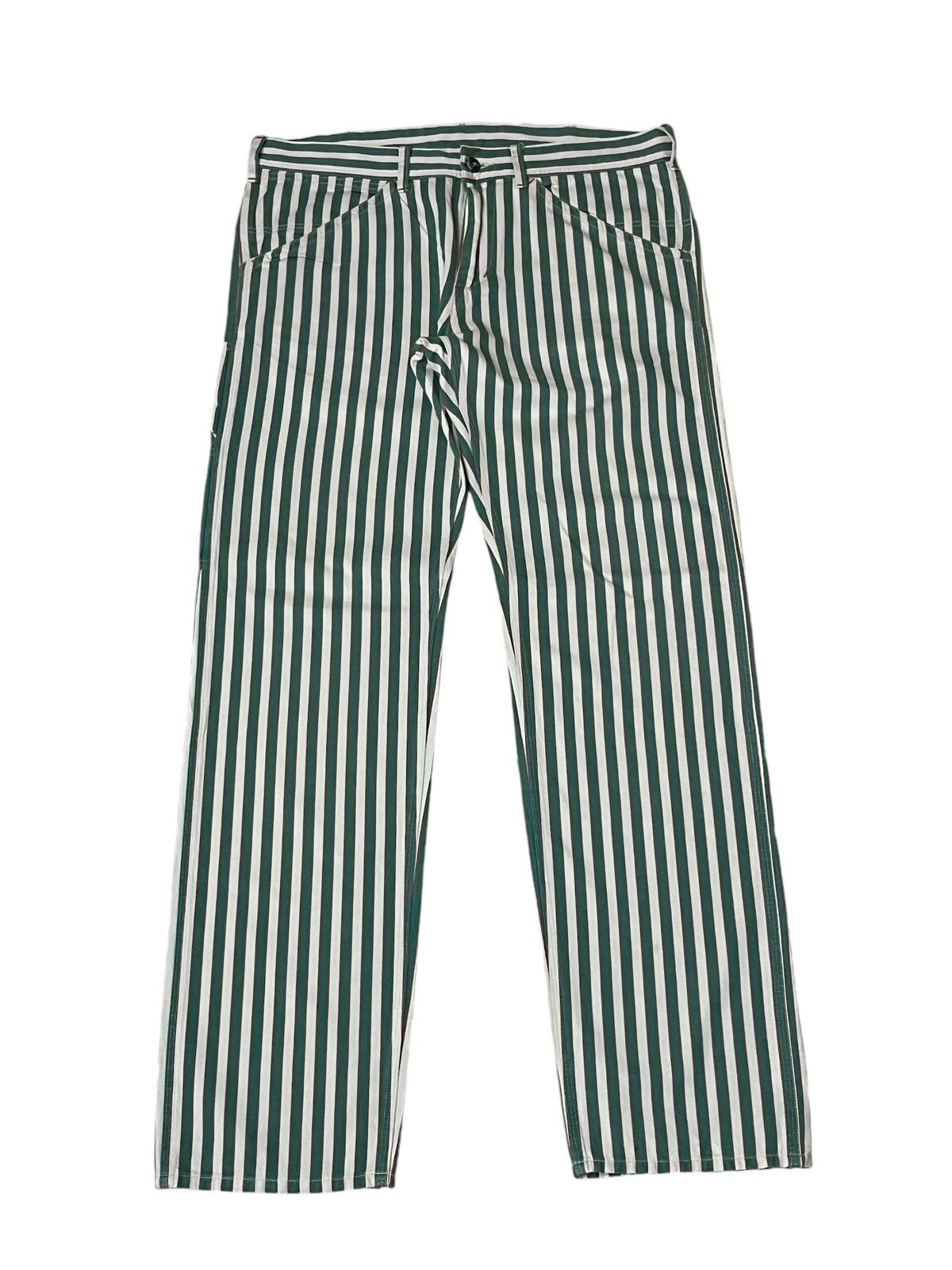Japanese Brand GO TO HOLLYWOOD FITH CO.LTD WORKWEAR CARPENTER PRISON PANT Size US 35 - 1 Thumbnail