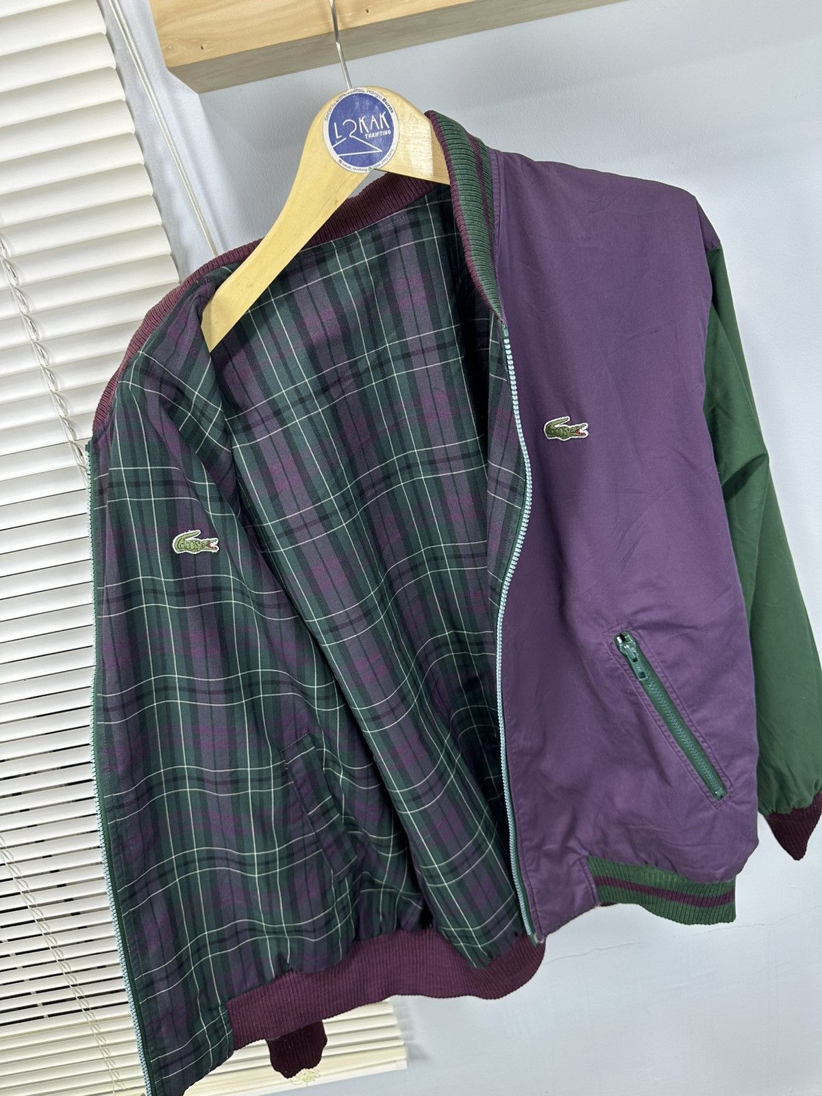Lacoste LACOSTE REVERSIBLE VINTAGE JACKET Size US XL / EU 56 / 4 - 2 Thumbnail