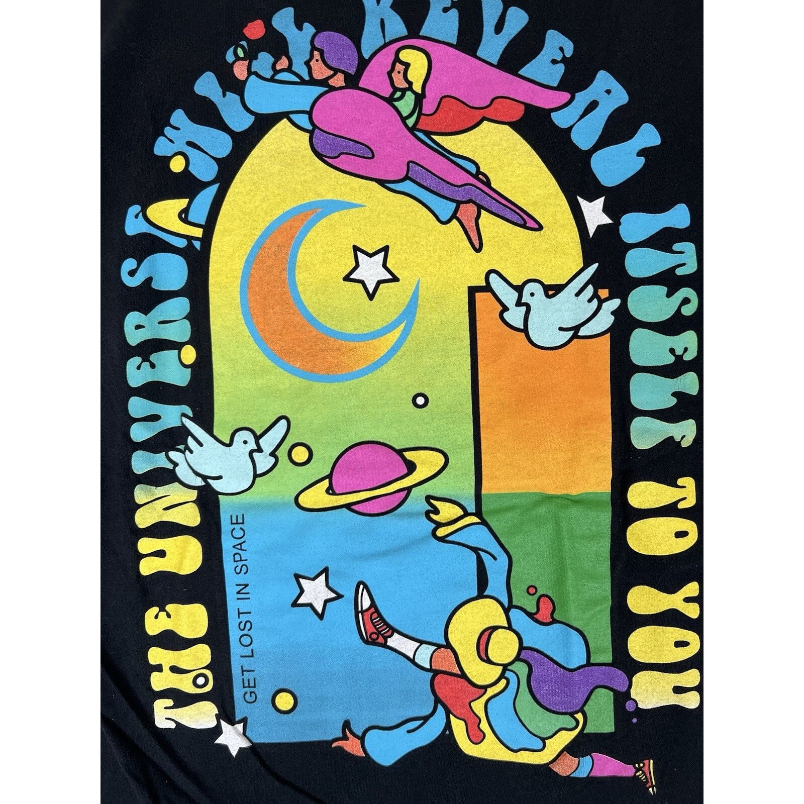 A.LAB A-Lab T-Shirt Size Medium “Get Lost In Space” Graphic Tee Size US M / EU 48-50 / 2 - 7 Thumbnail