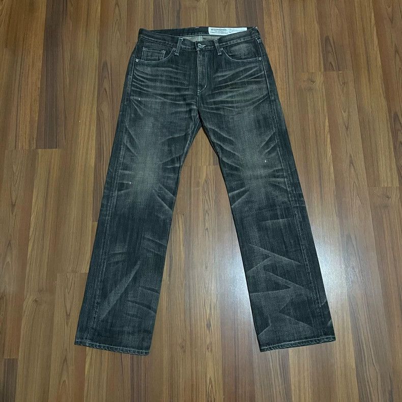 Neighborhood NEIGHBORHOOD 12AW Washed Denim Jeans - dmc Size US 29 - 1 Thumbnail