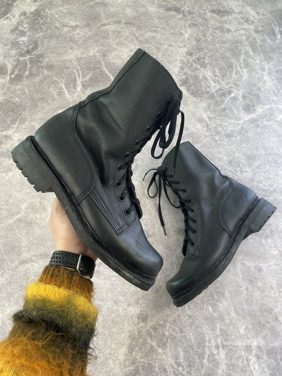 Other Vintage Rugak Belgian Military Paratroopers Army Boots Sz:45 Size US 12 / EU 45 - 1 Thumbnail