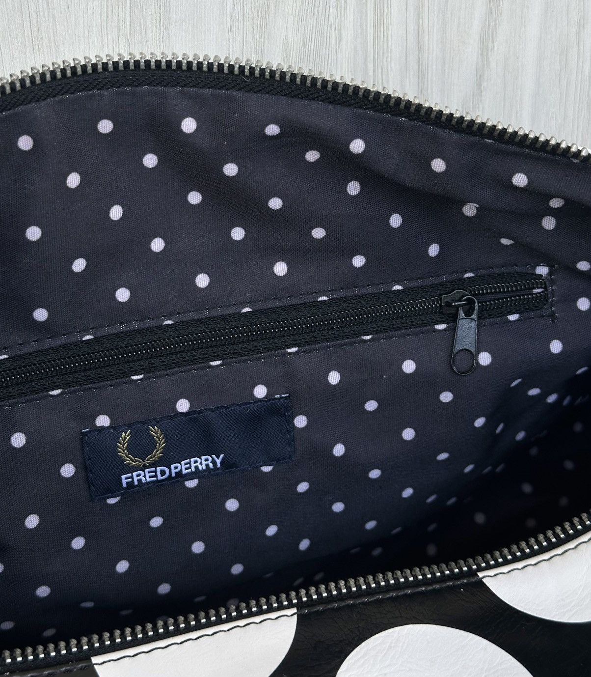Fred Perry Fred Perry Duffle Bag Polka Dot Gym Travel Shoulder Bag Size ONE SIZE - 23 Thumbnail