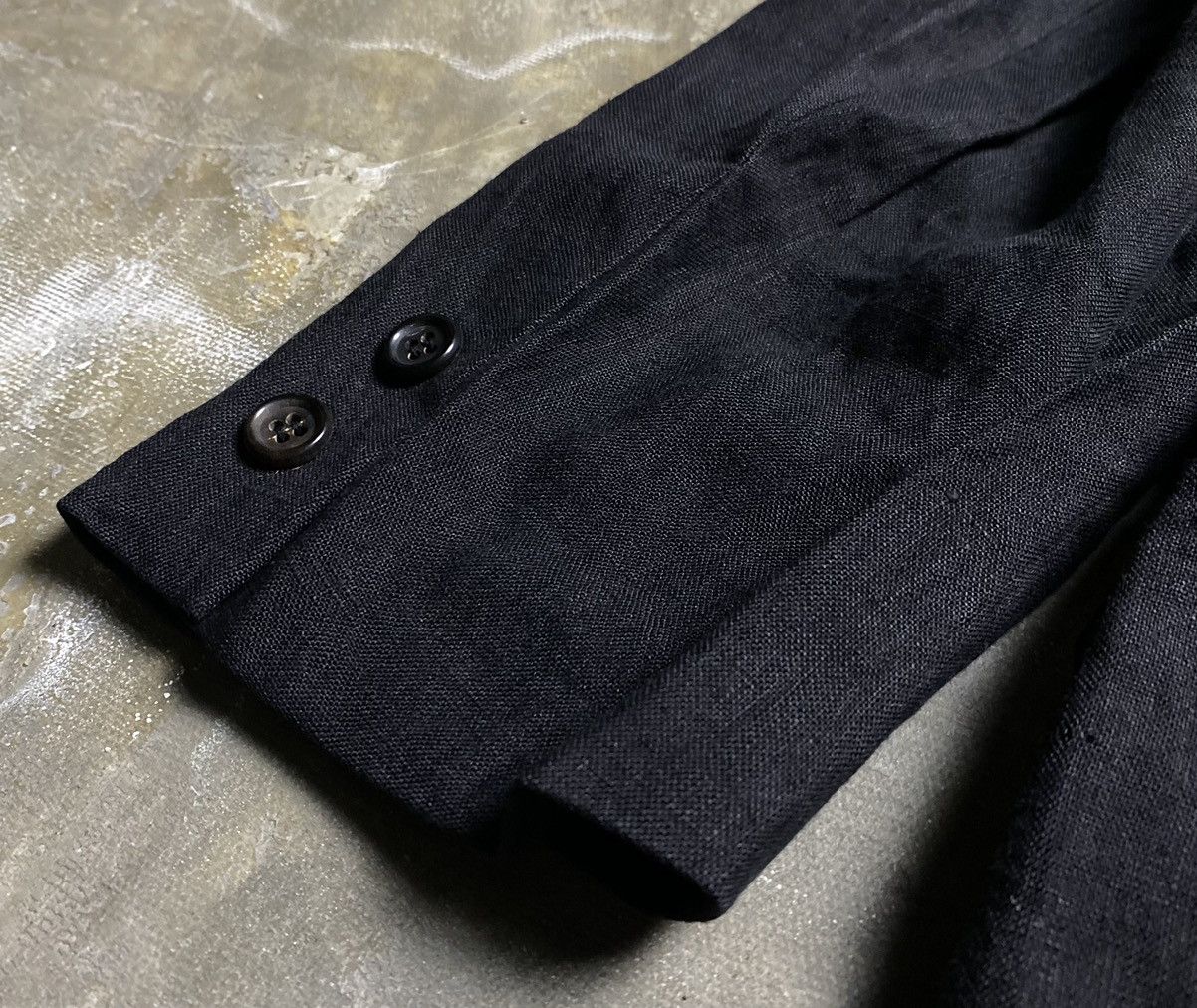 Tricot Comme des Garcons CDG Tricot AD1999 Linen Oversized Blazer Size L / US 10 / IT 46 - 5 Thumbnail