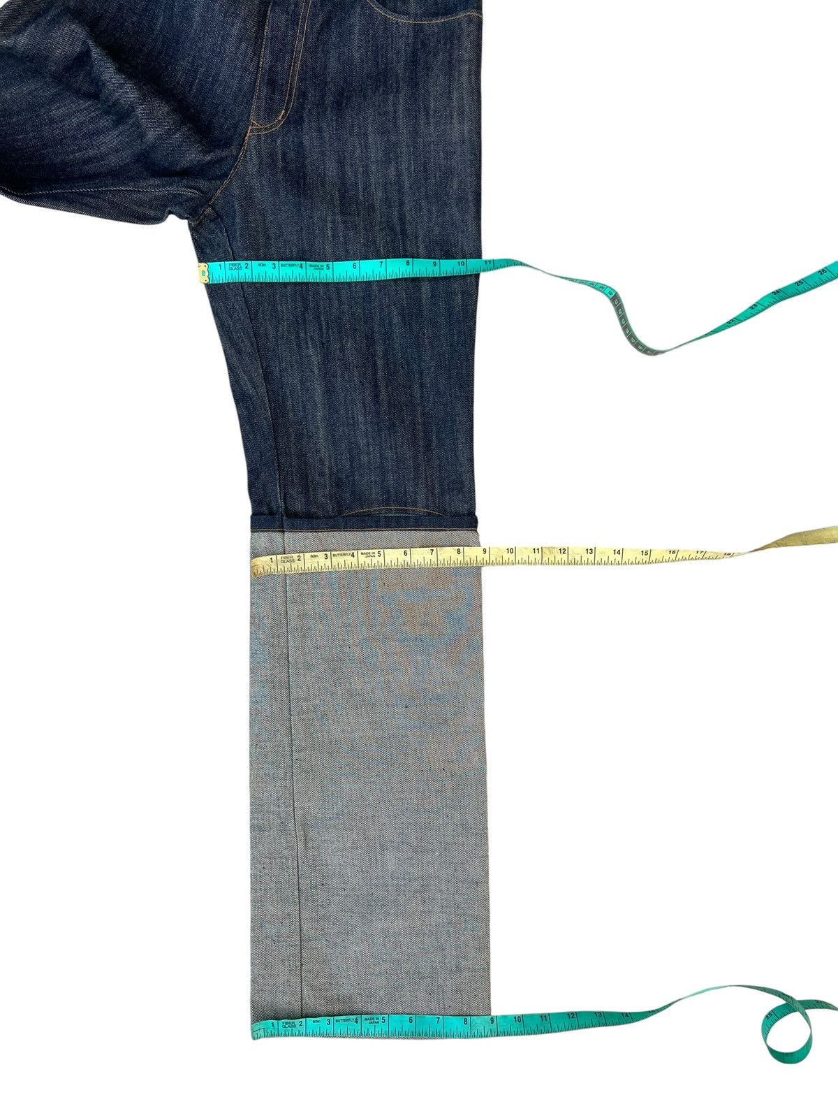 Vintage CLUTCH Japan Folded Leg Redline Selvedge Denim Size US 30 / EU 46 - 5 Thumbnail