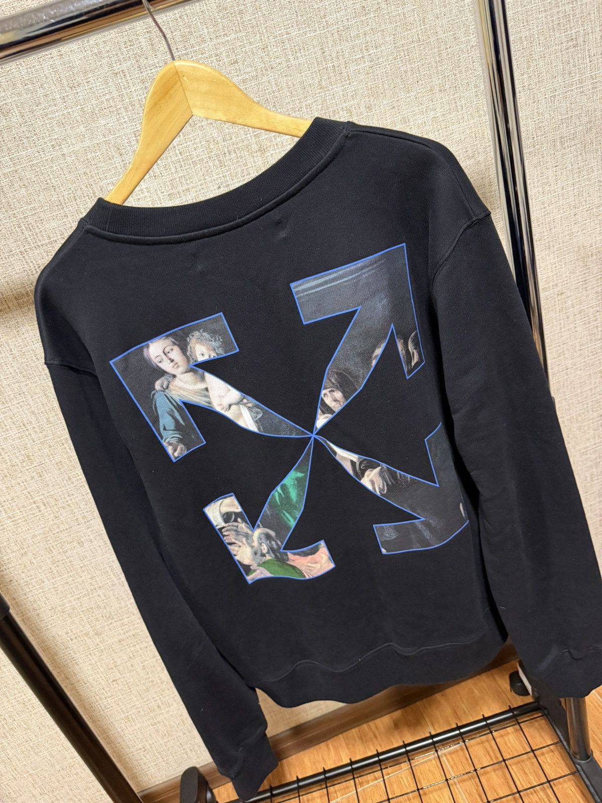 Off-White OFF WHITE CARAVAGGIO SWEATSHIRT Size US L / EU 52-54 / 3 - 4 Thumbnail