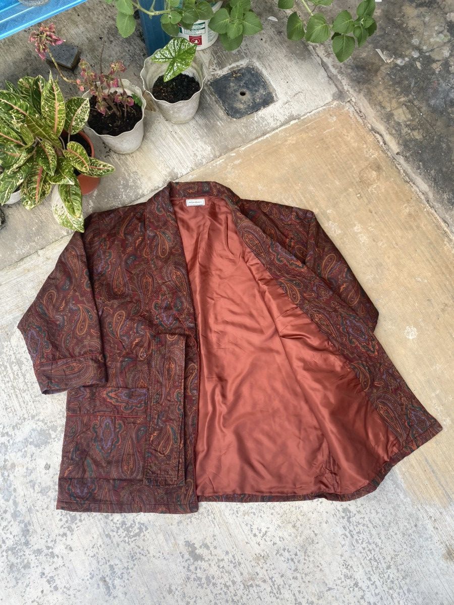 Vintage × Yves Saint Laurent ⚡️last drop⚡️Yves Saint Laurent Paisley Kimono Size US L / EU 52-54 / 3 - 3 Thumbnail