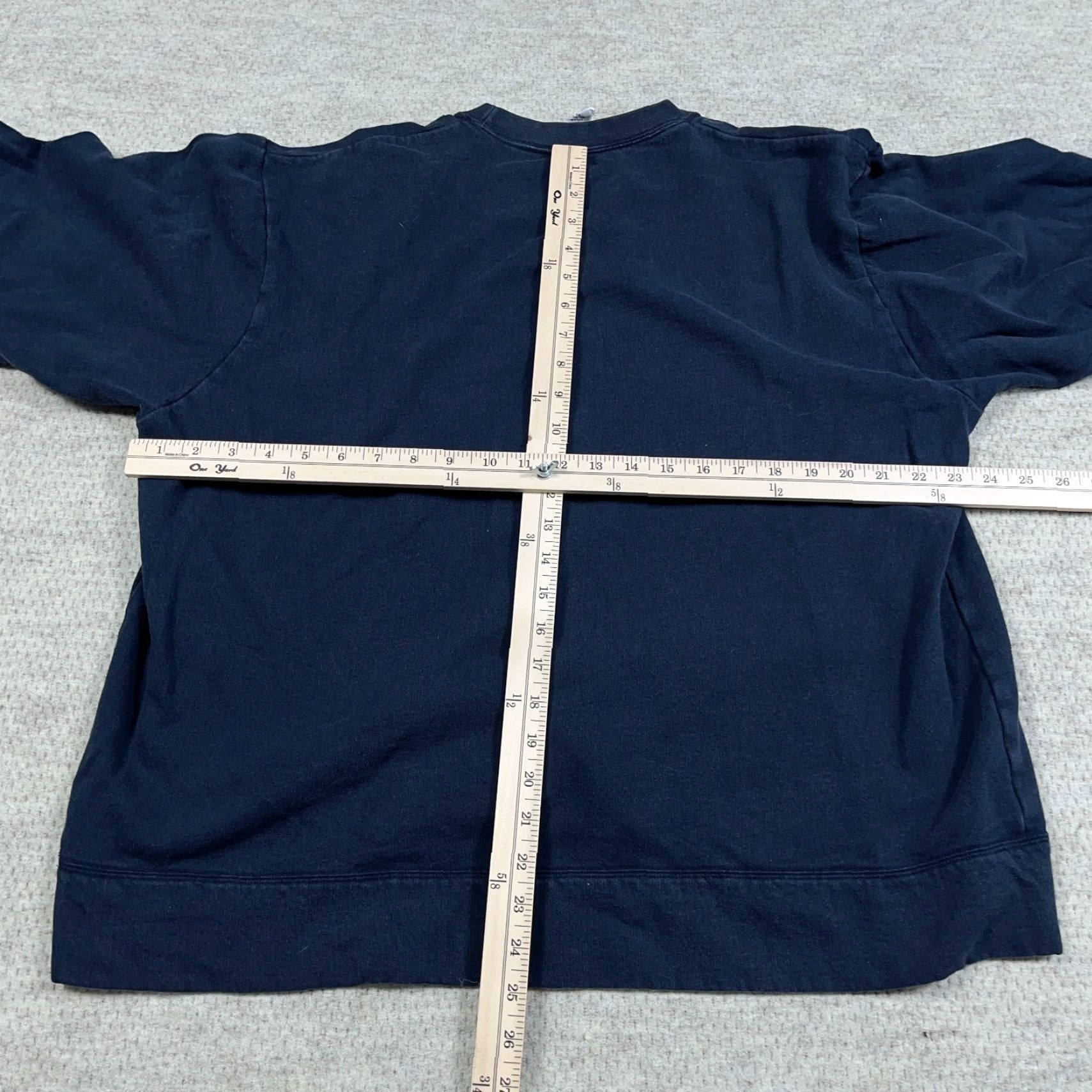 Tommy Hilfiger VINTAGE Tommy Hilfiger Sweatshirt Women XL Navy Blue Crewneck 90s Embroidered Size XL / US 12-14 / IT 48-50 - 5 Thumbnail