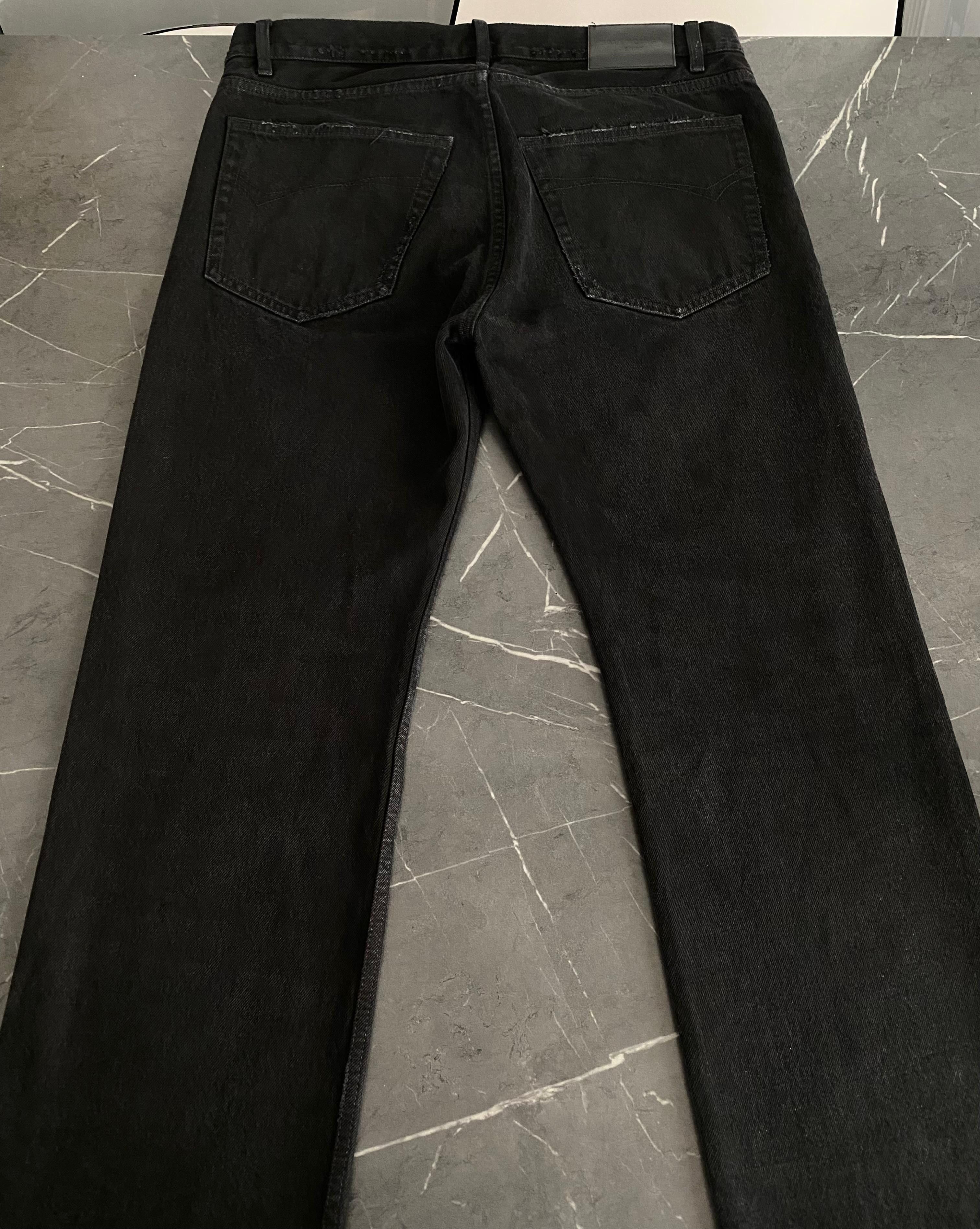 Balenciaga BALENCIAGA JEANS RELAXED FIT BLACK | Grailed