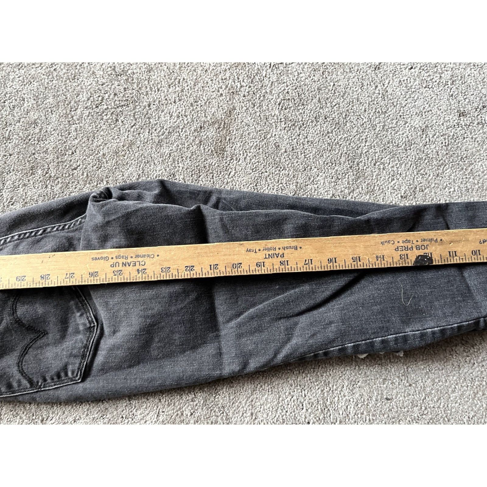 Levi's Levi's 721 High-Rise Skinny Women's Jeans - Size 26 Black Distressed 26x27 Regular Rise Size 26" / US 2 / IT 38 - 6 Thumbnail