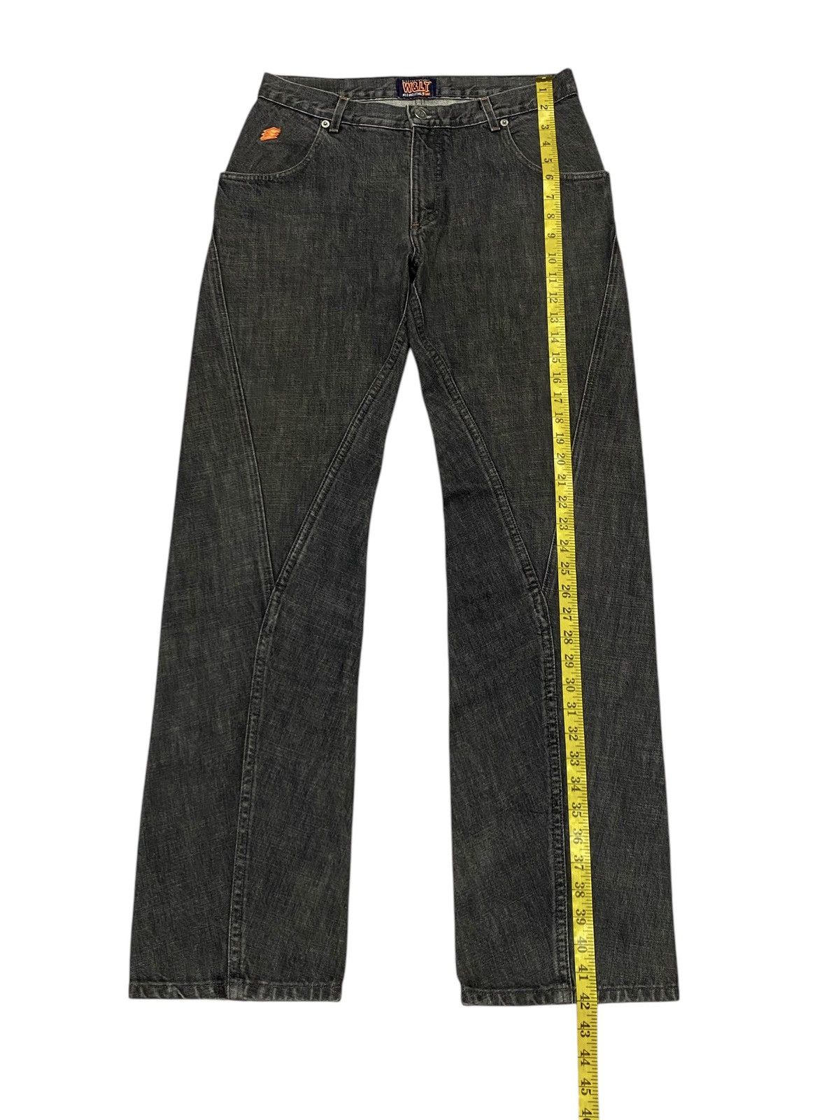 W&LT W&LT Walter Van Beirendonck Spiral Cut Denim Pants Size US 30 / EU 46 - 17 Thumbnail