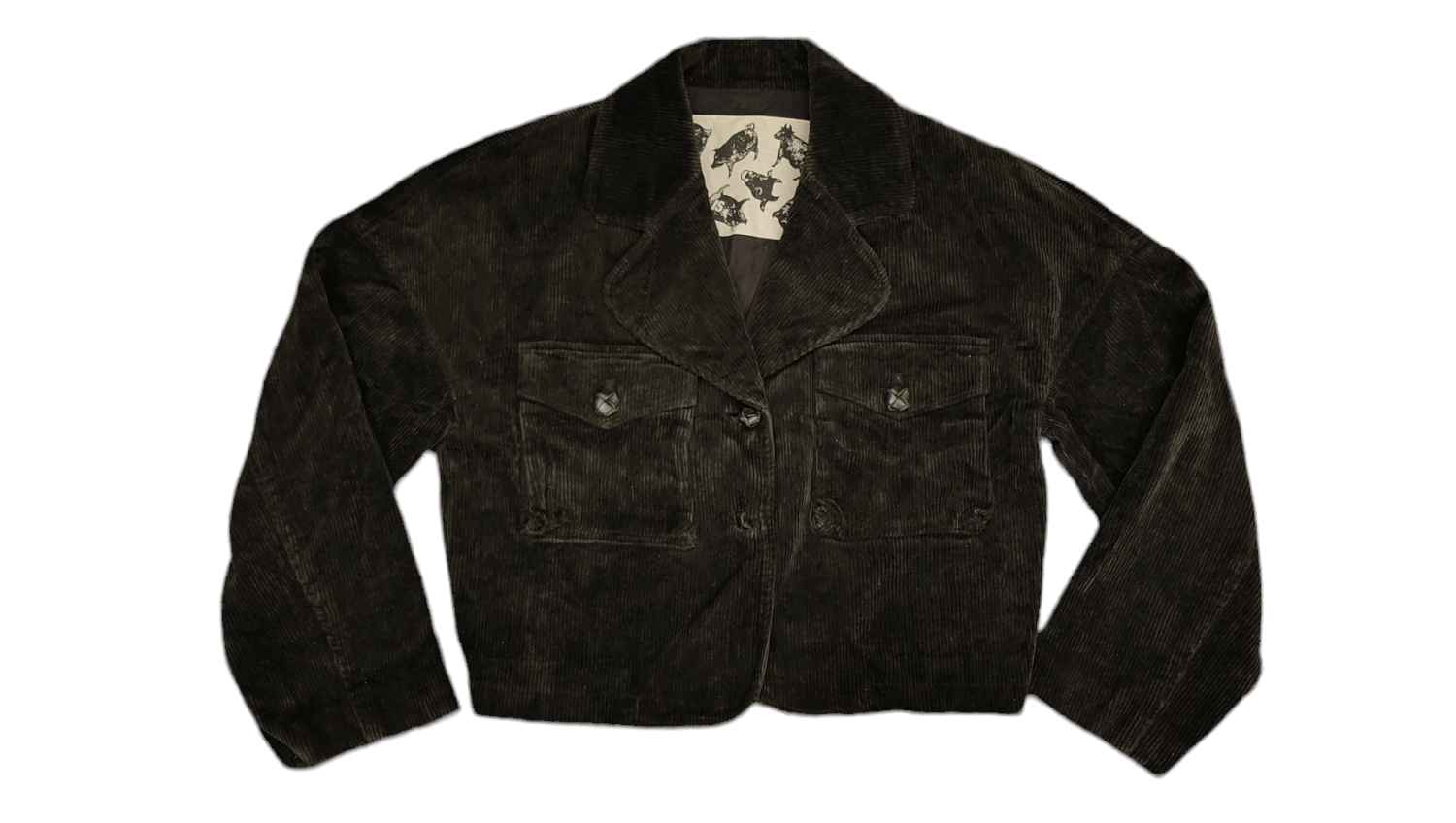 Issey Miyake Vintage 90s Issey Miyake Corduroy Cropped Jacket Tsumori Era Size M / US 6-8 / IT 42-44 - 2 Thumbnail