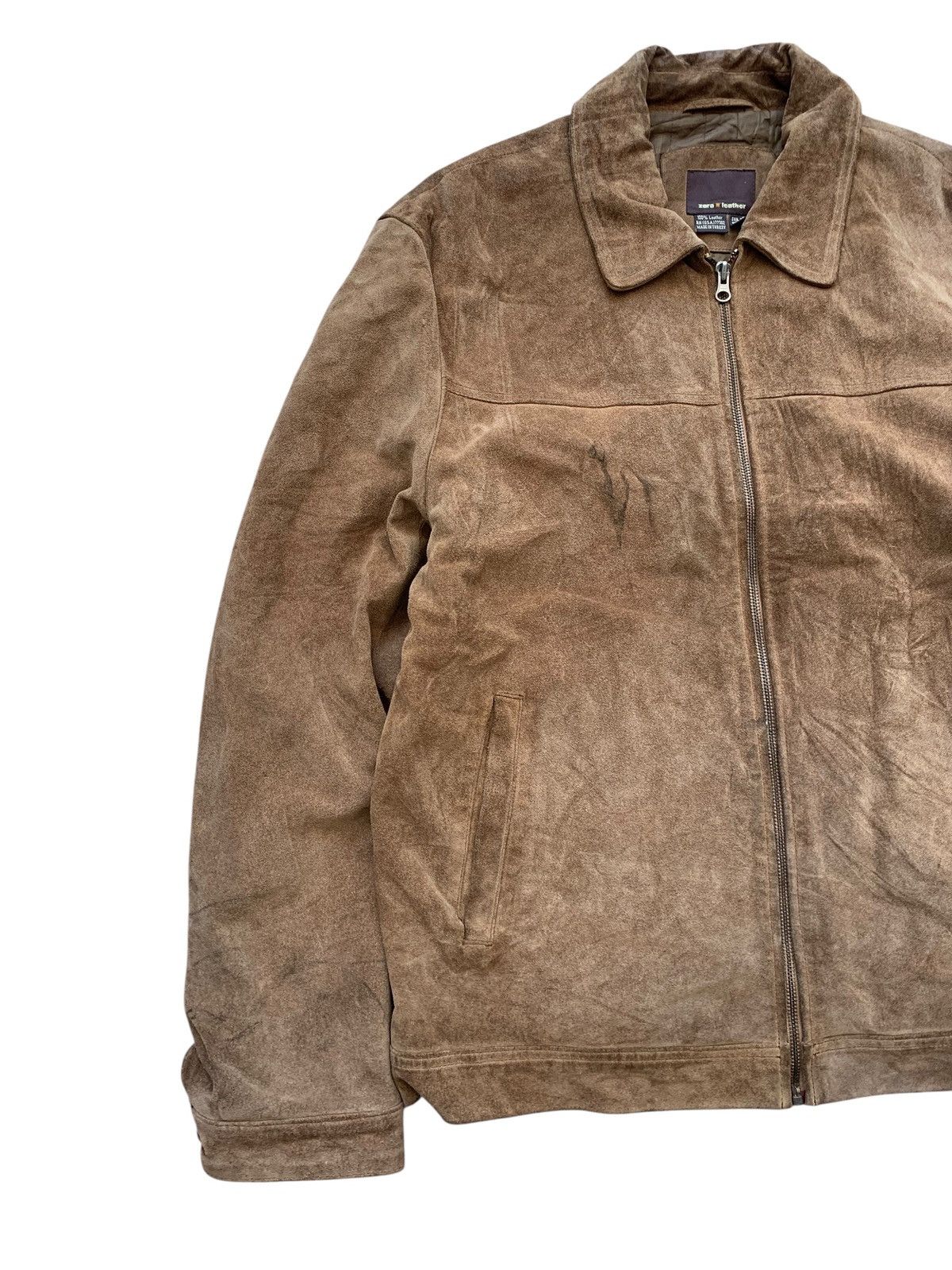 Zara 🔥ZARA SUEDE LEATHER JACKETS BROWN Size US L / EU 52-54 / 3 - 2 Thumbnail