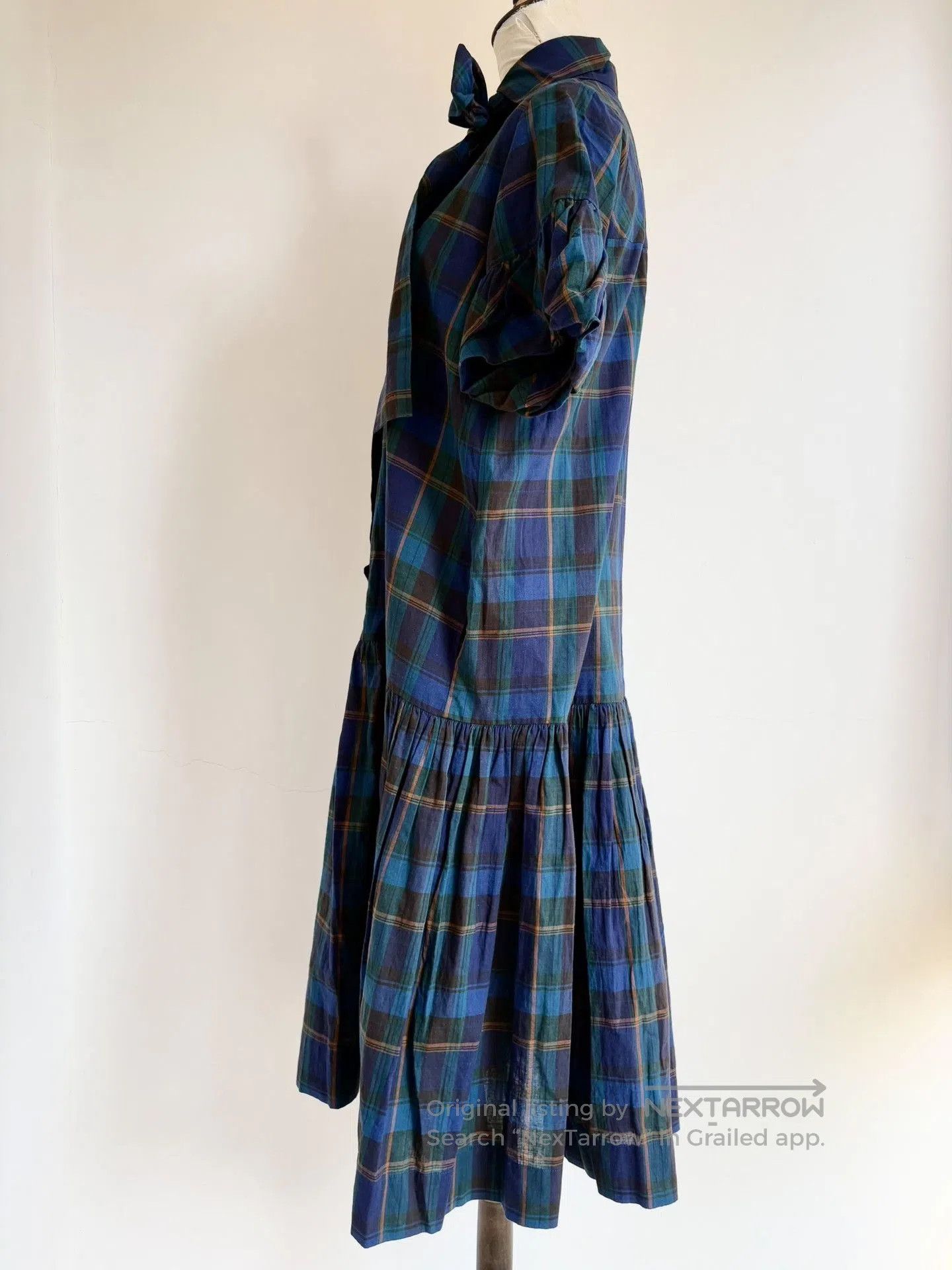 Vivienne Westwood Vivienne Westwood Vintage Plaid Bow Shirt Dress. Size M / US 6-8 / IT 42-44 - 4 Thumbnail