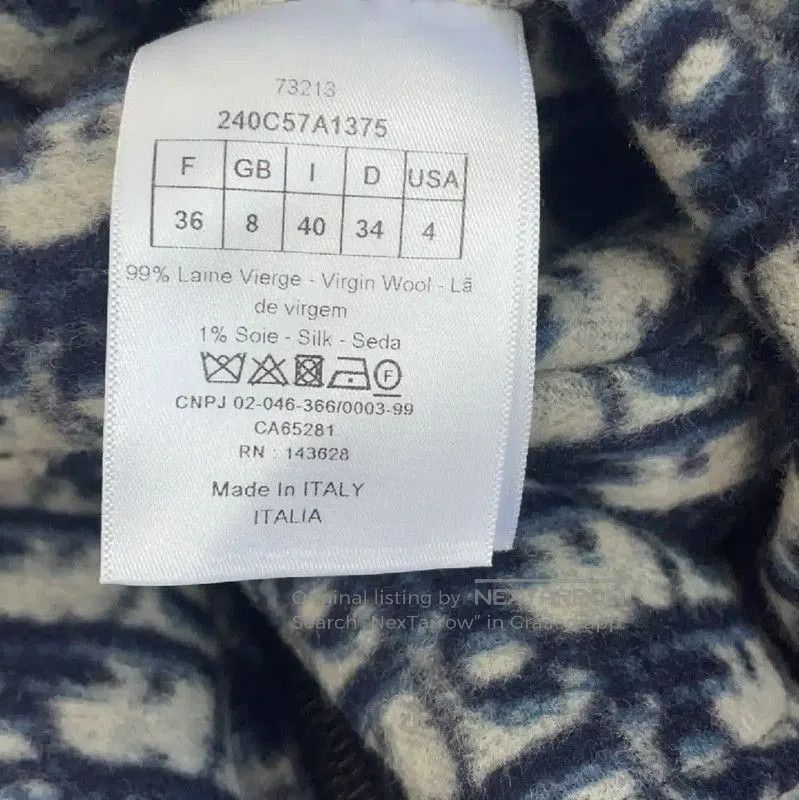 Dior Dior Women's Navy Wool Jacket . Size S / US 4 / IT 40 - 4 Thumbnail