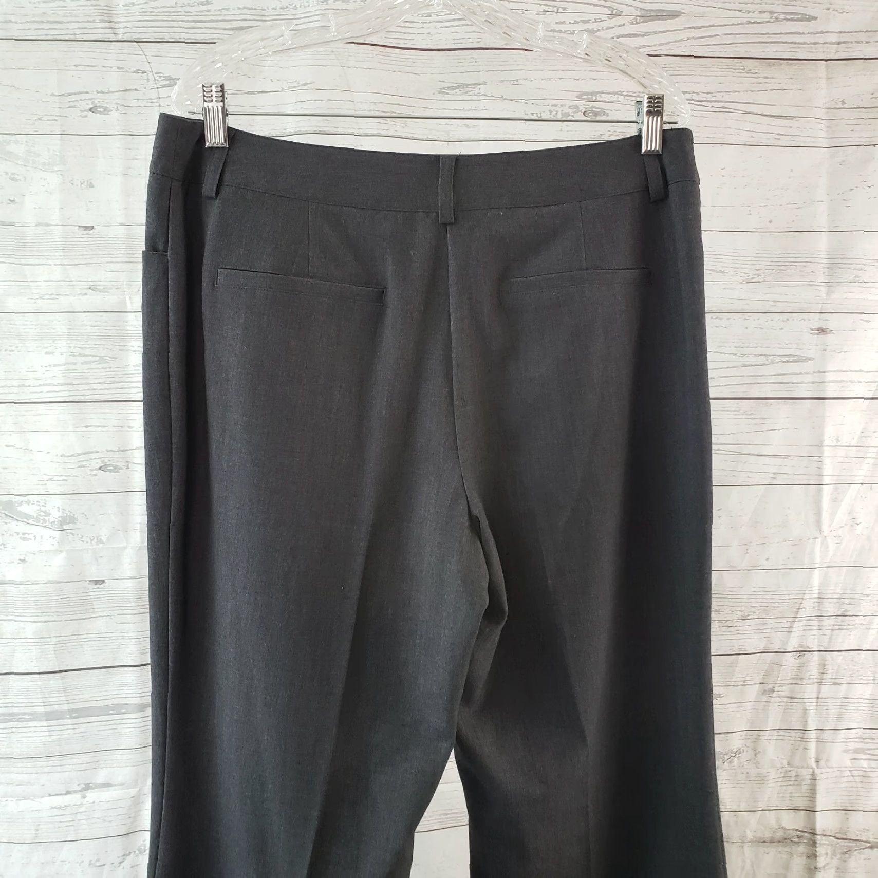 Vintage Chico's Womens Trouser Pants 10 Gray Mid Rise Polyester Blend Dress Pants Women size 10 Gray Polyester Blend Mid Rise 30in Inseam Mens? Women? Size 32" / US 10 / IT 46 - 5 Thumbnail