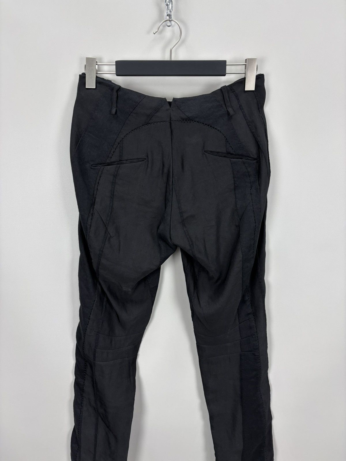 Masnada Womens linen pants Masnada Size 44 Color Black Size 30" / US 8 / IT 44 - 8 Thumbnail