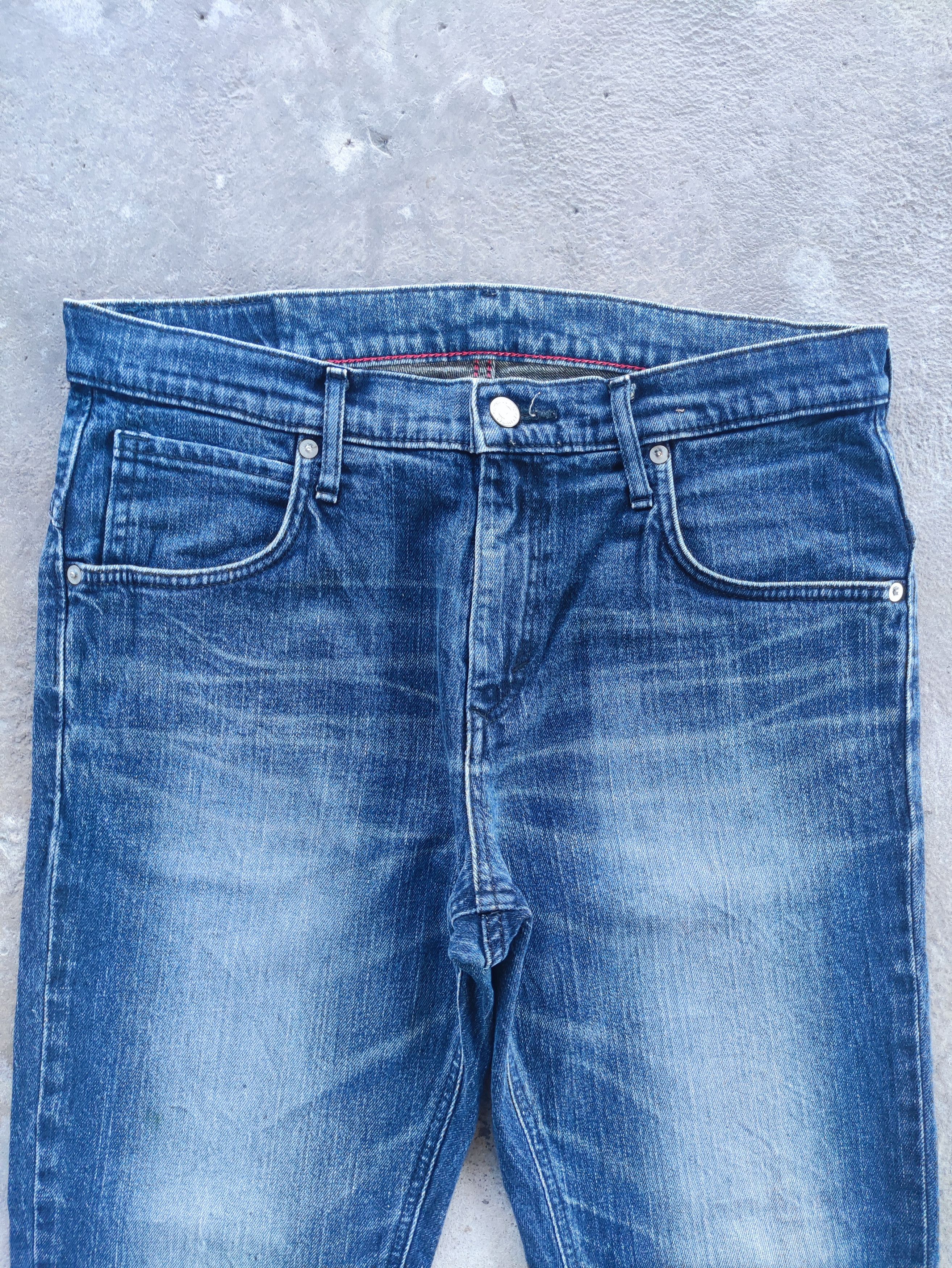 Edwin × Jean × Vintage Vintage Edwin StoneWash Distressed Faded Denim Pants Jeans Size US 32 / EU 48 - 3 Thumbnail