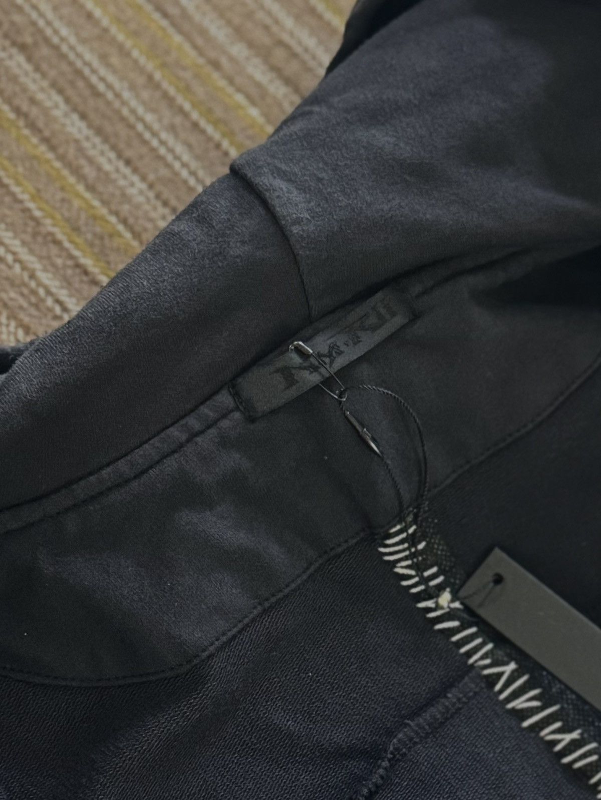 KMRii KMRii Paint Splatter Zip Hoodie Leather Detail Size US M / EU 48-50 / 2 - 7 Thumbnail