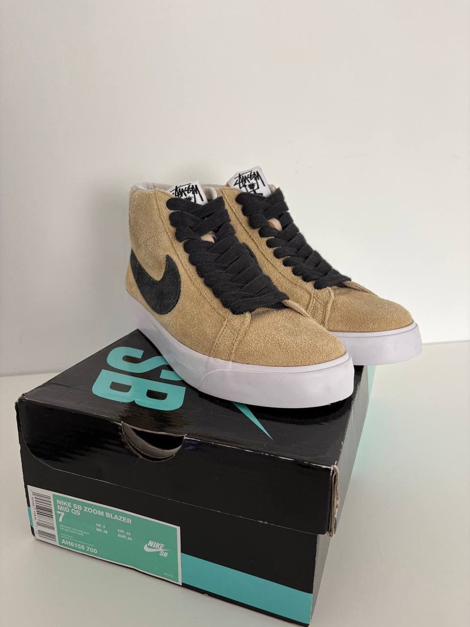 Nike × Stussy Nike SB Zoom Blazer Mid Stussy Size US 7 / EU 40 - 1 Thumbnail