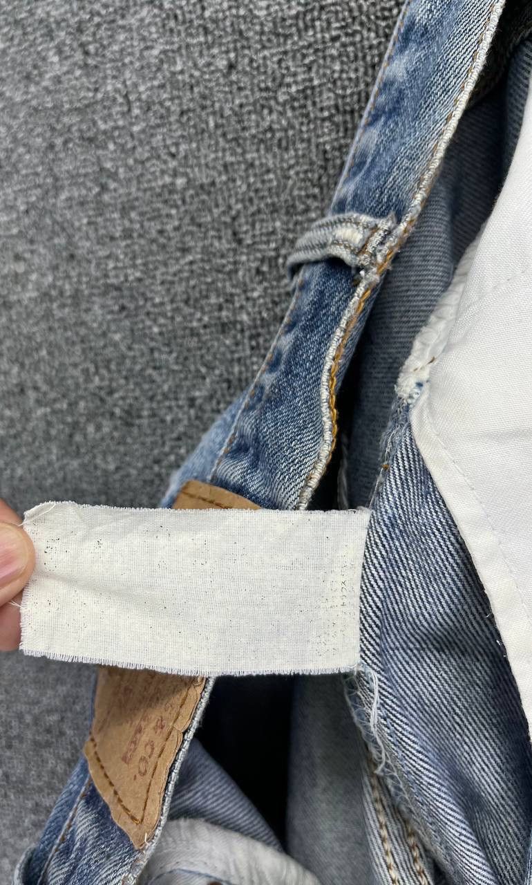 Levi's Vintage 90s Levi's Rare Trashed Punk Jeans Denim Pants Size US 30 / EU 46 - 6 Thumbnail