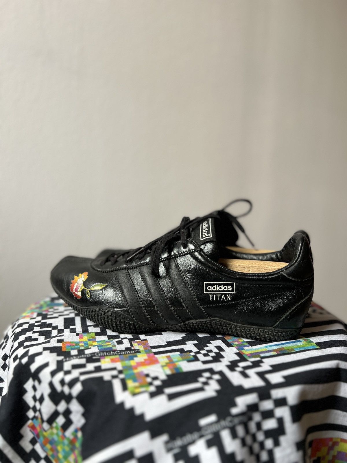 Adidas Rare Black Leather Adidas Titan Y2K City Series Puma Cat Size US 9 / EU 42 - 8 Thumbnail