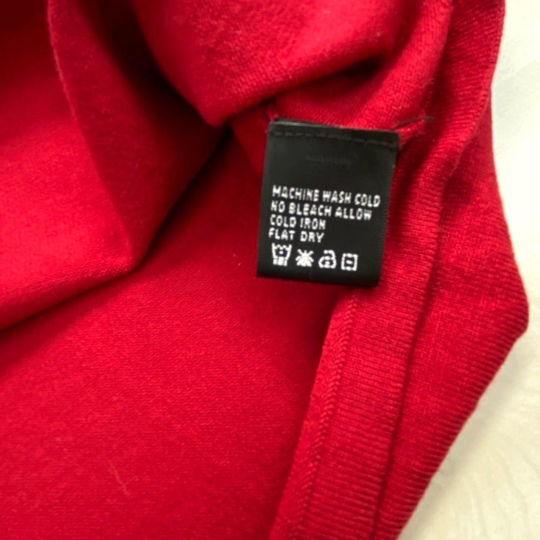 Vintage Cest City Womens Red Silk Blend Pullover Sweater Large 3/4 Sleeves Size L / US 10 / IT 46 - 4 Thumbnail