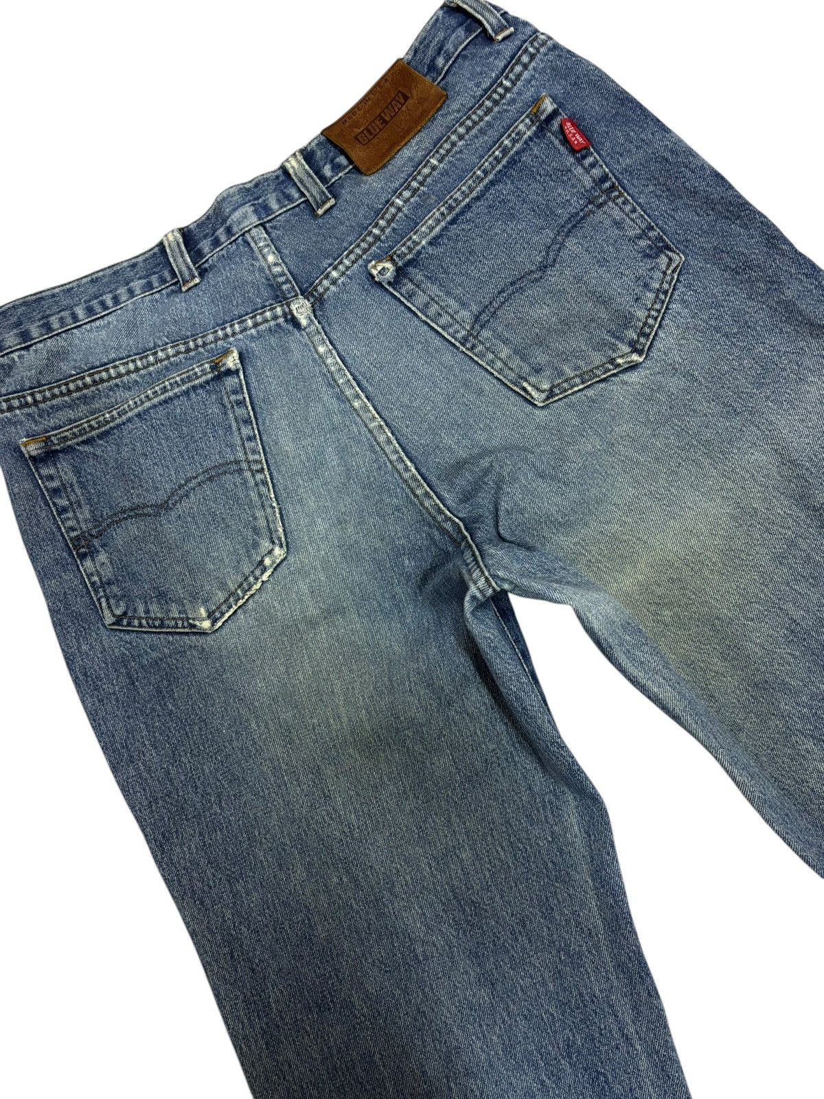 Vintage Vintage Blue Way Faded Indigo Jeans Size US 34 / EU 50 - 5 Thumbnail
